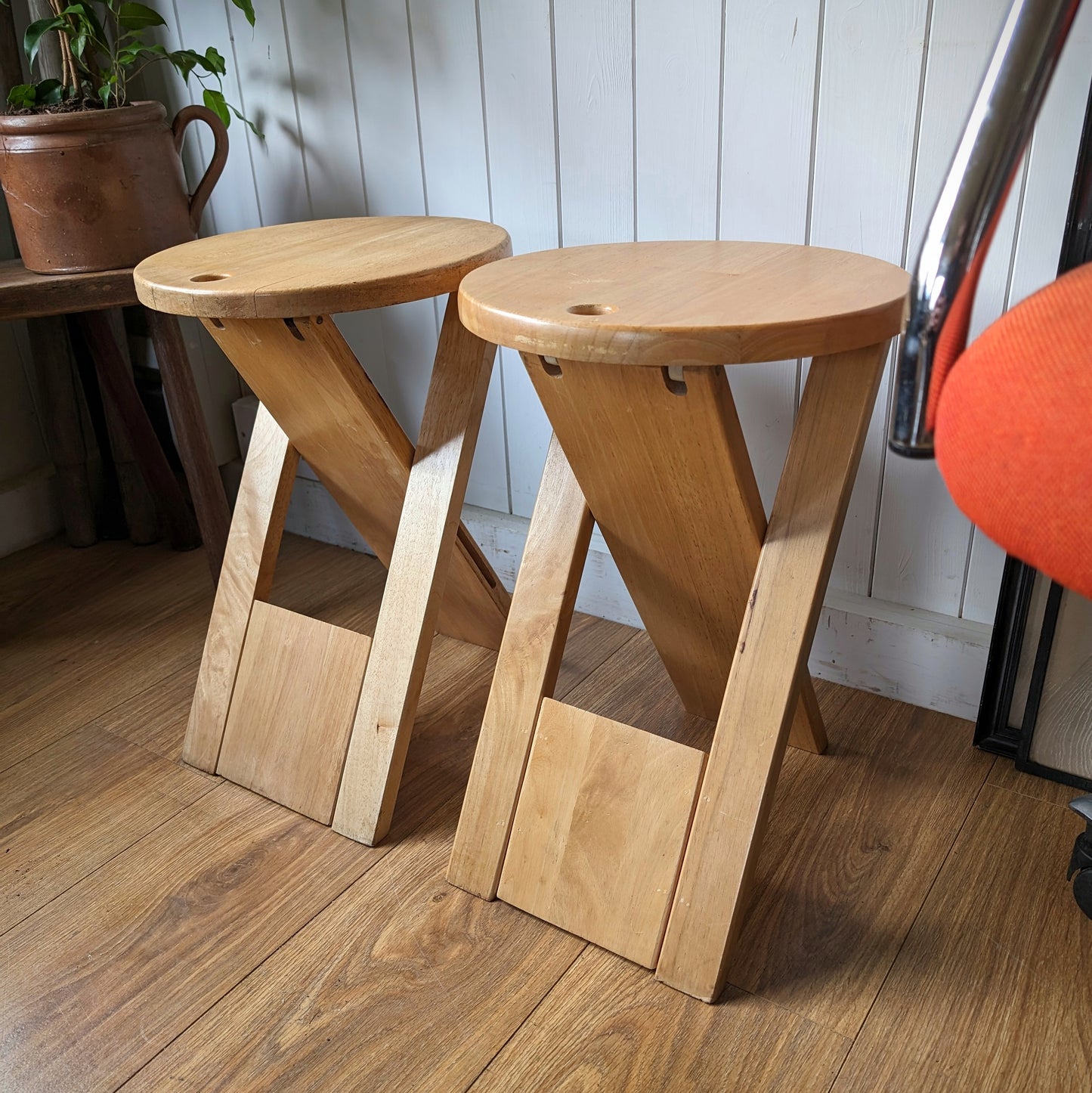 Pair of Vintage Suzy Stools