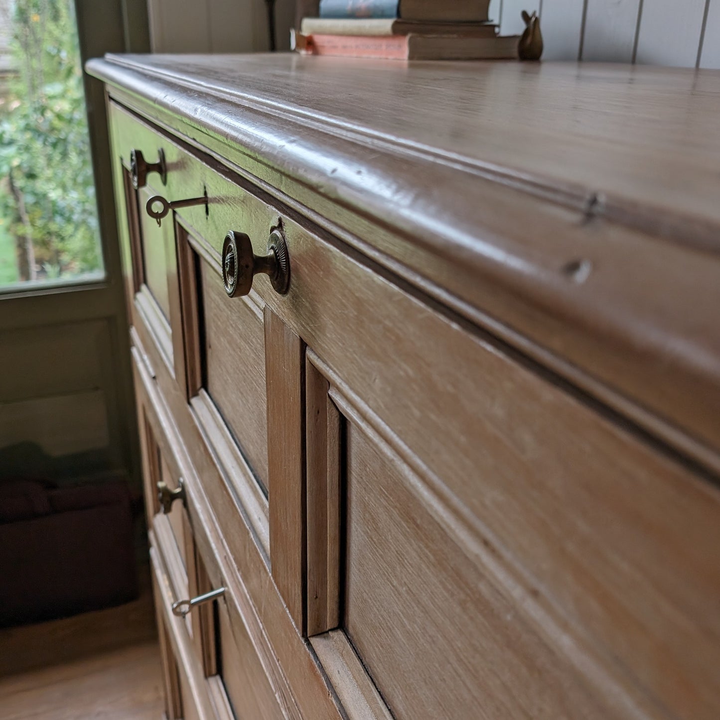 Large Antique Pine Cupboard