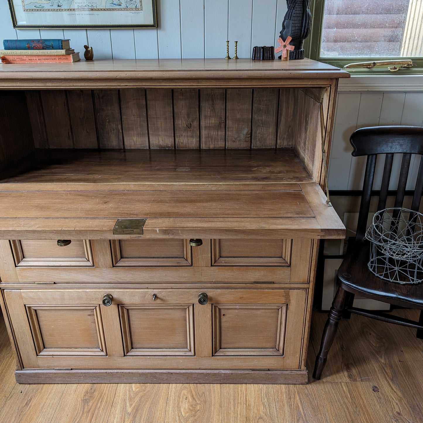 Large Antique Pine Cupboard