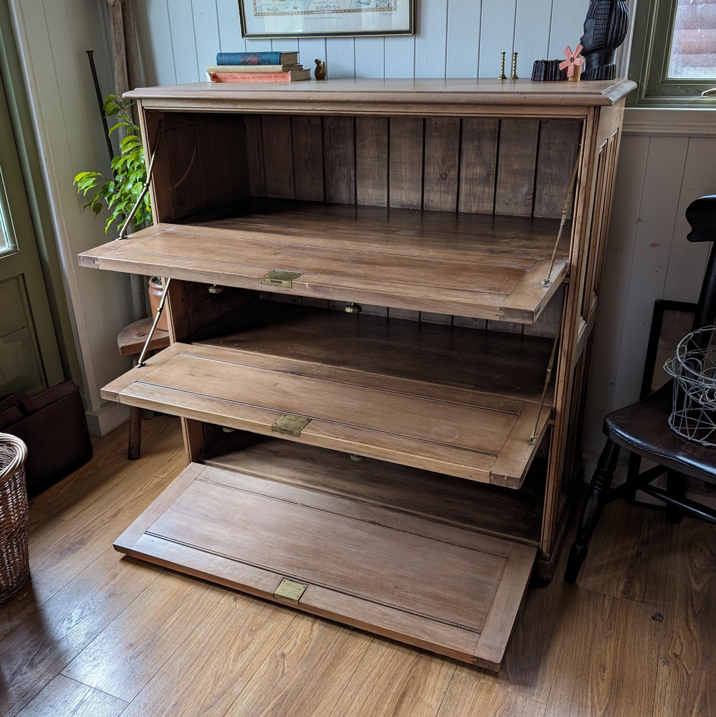Large Antique Pine Cupboard