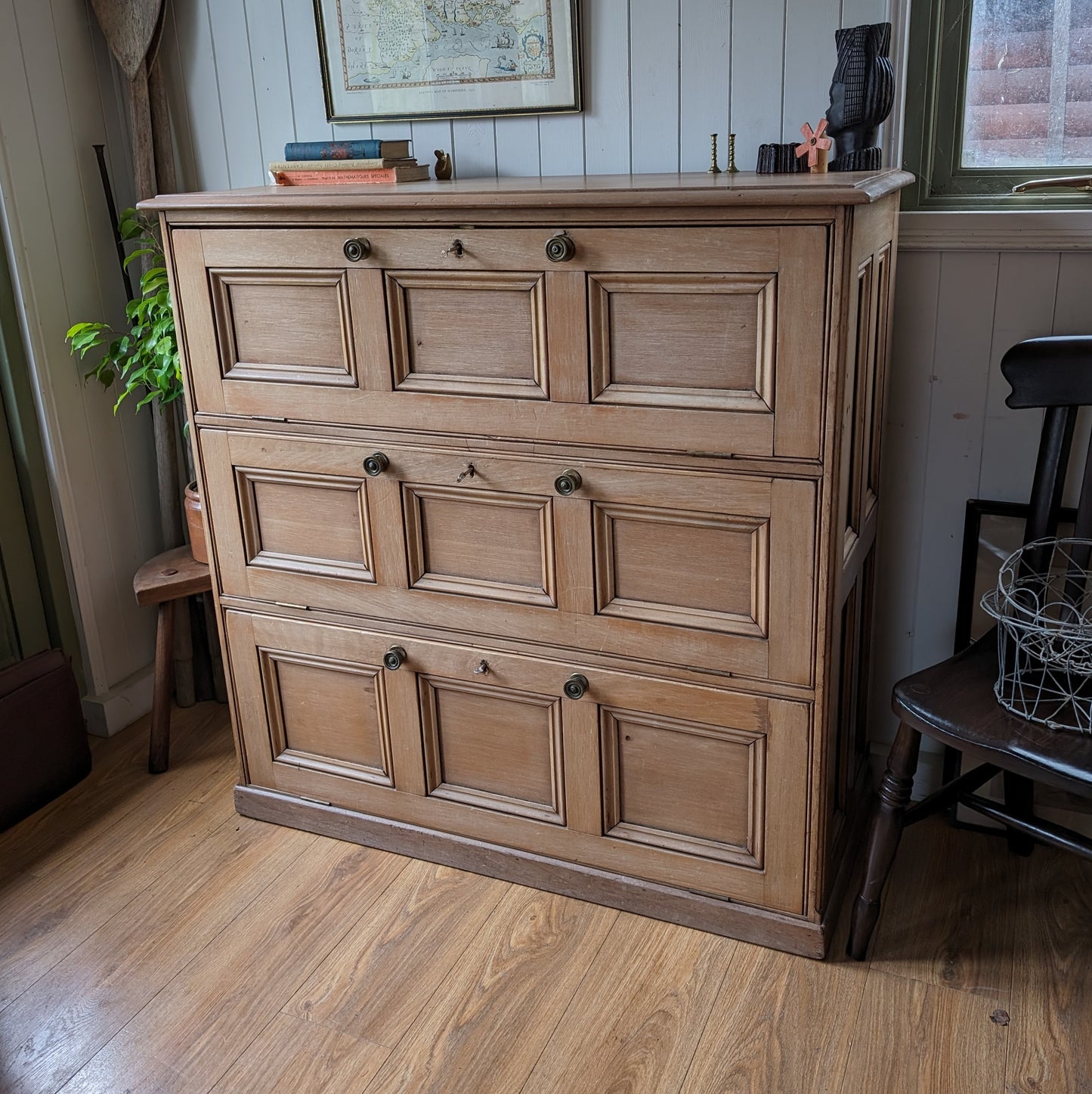 Large Antique Pine Cupboard