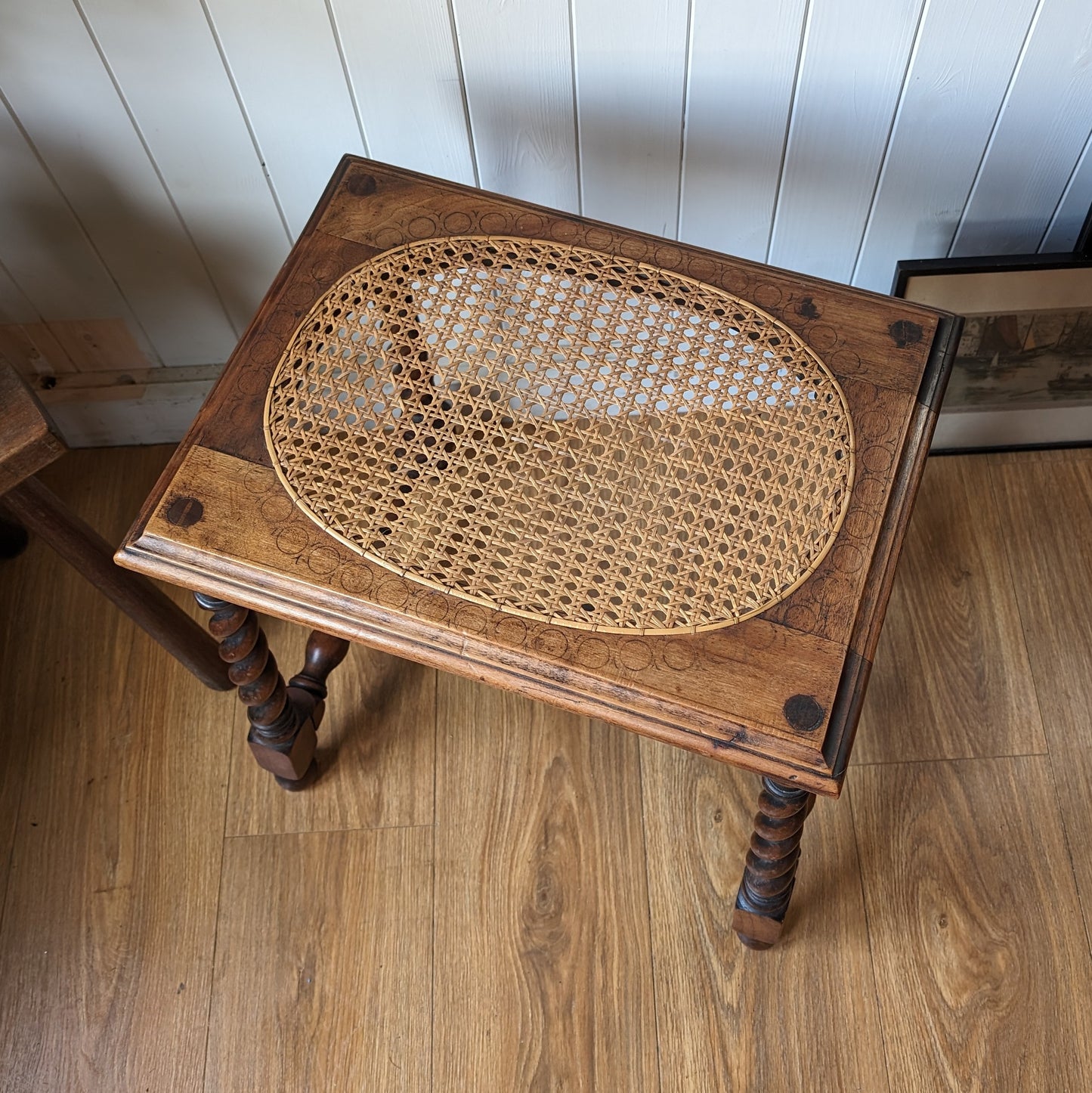 Antique Cane Stool