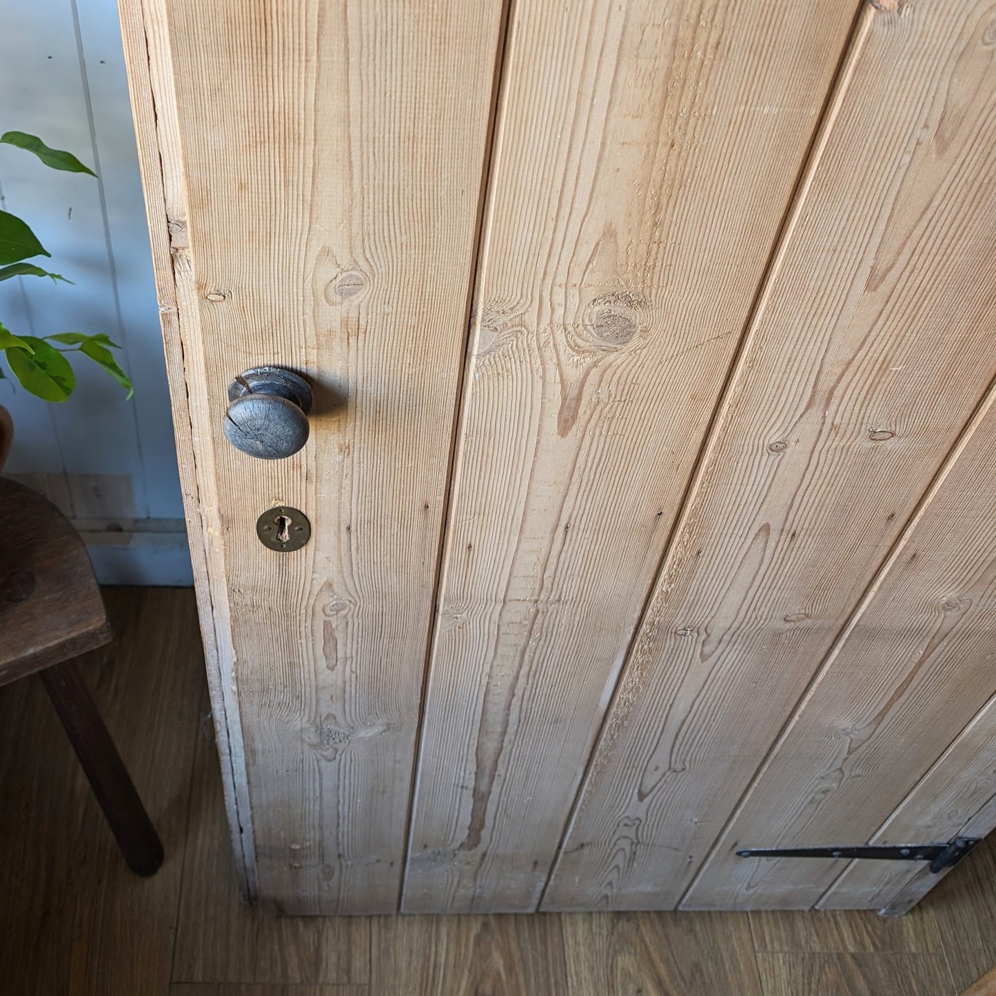 Tall Victorian Pine Cupboard