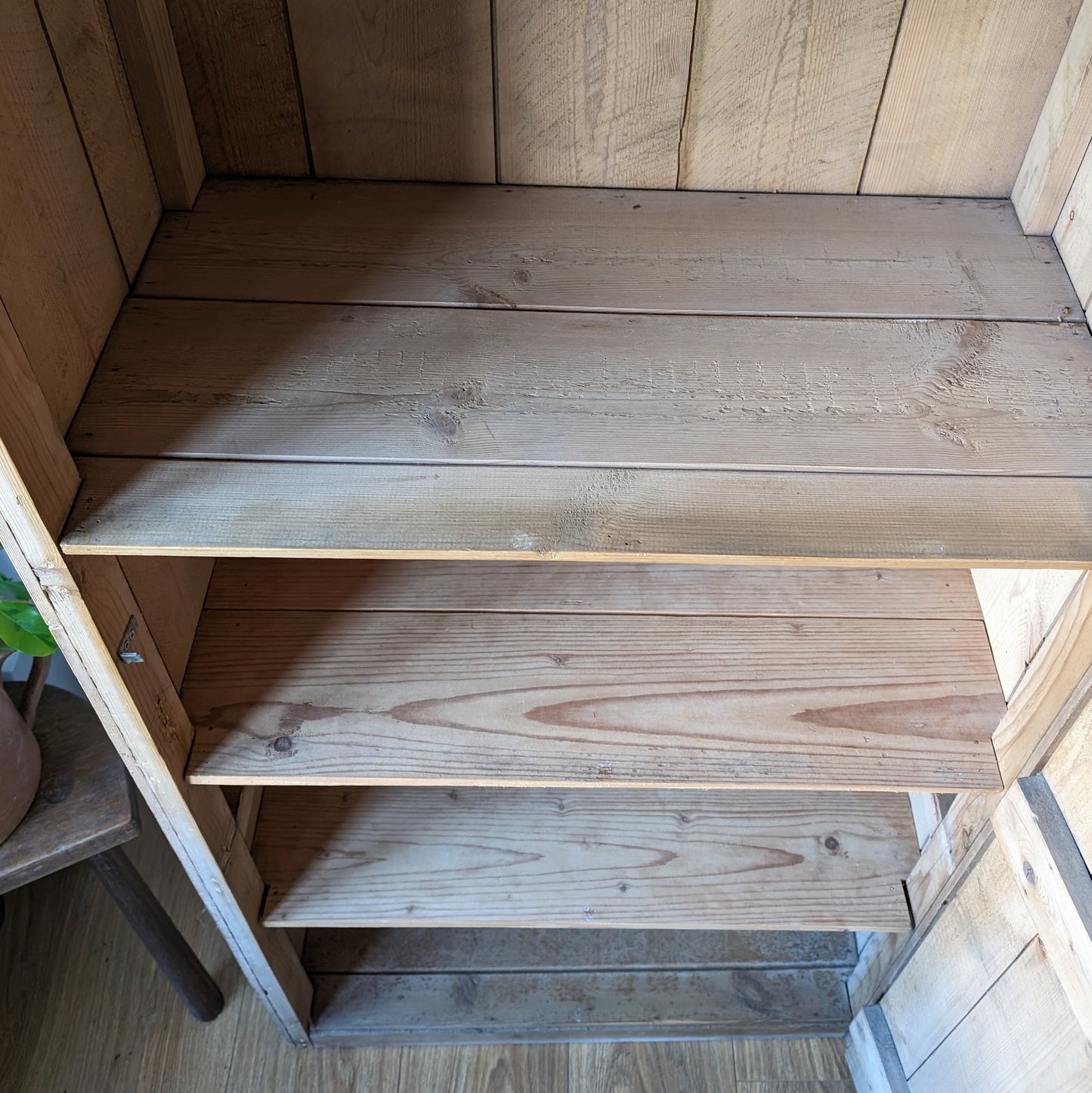 Tall Victorian Pine Cupboard