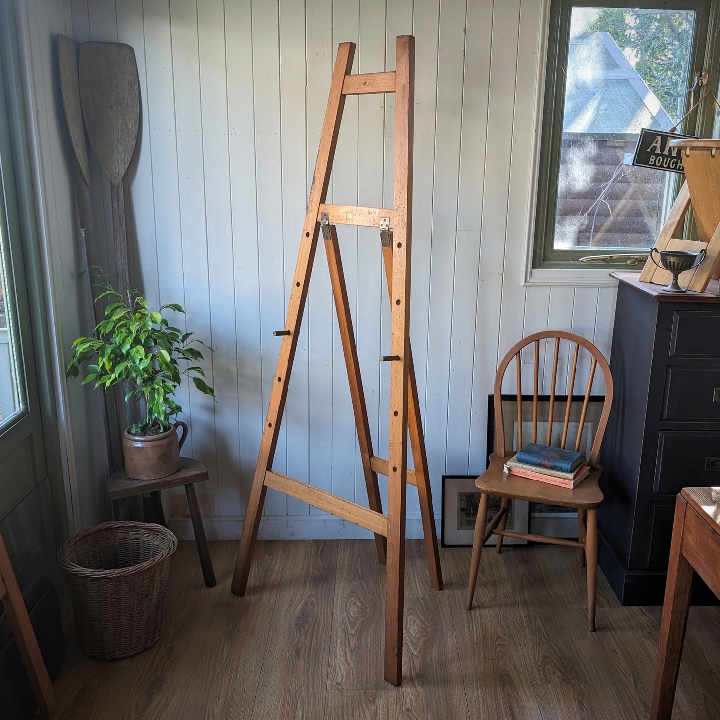 Vintage Pine Artist Easel