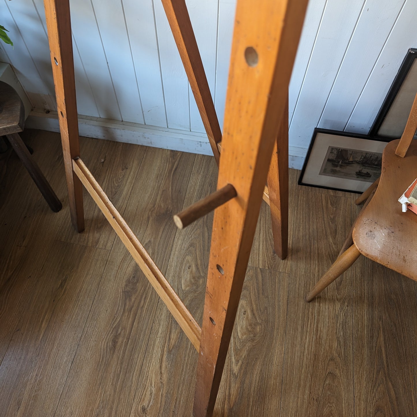 Vintage Pine Artist Easel