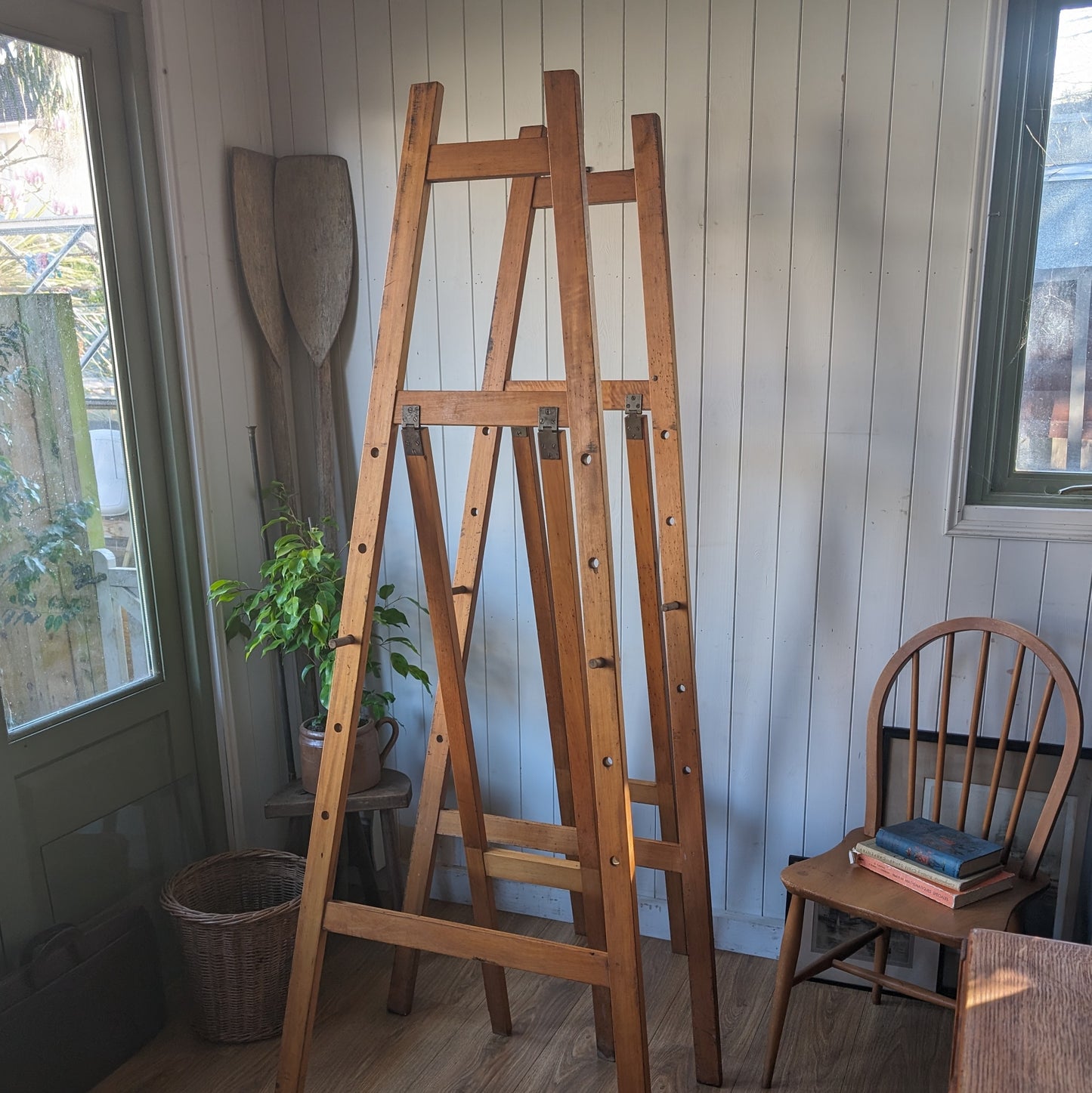 Vintage Pine Artist Easel