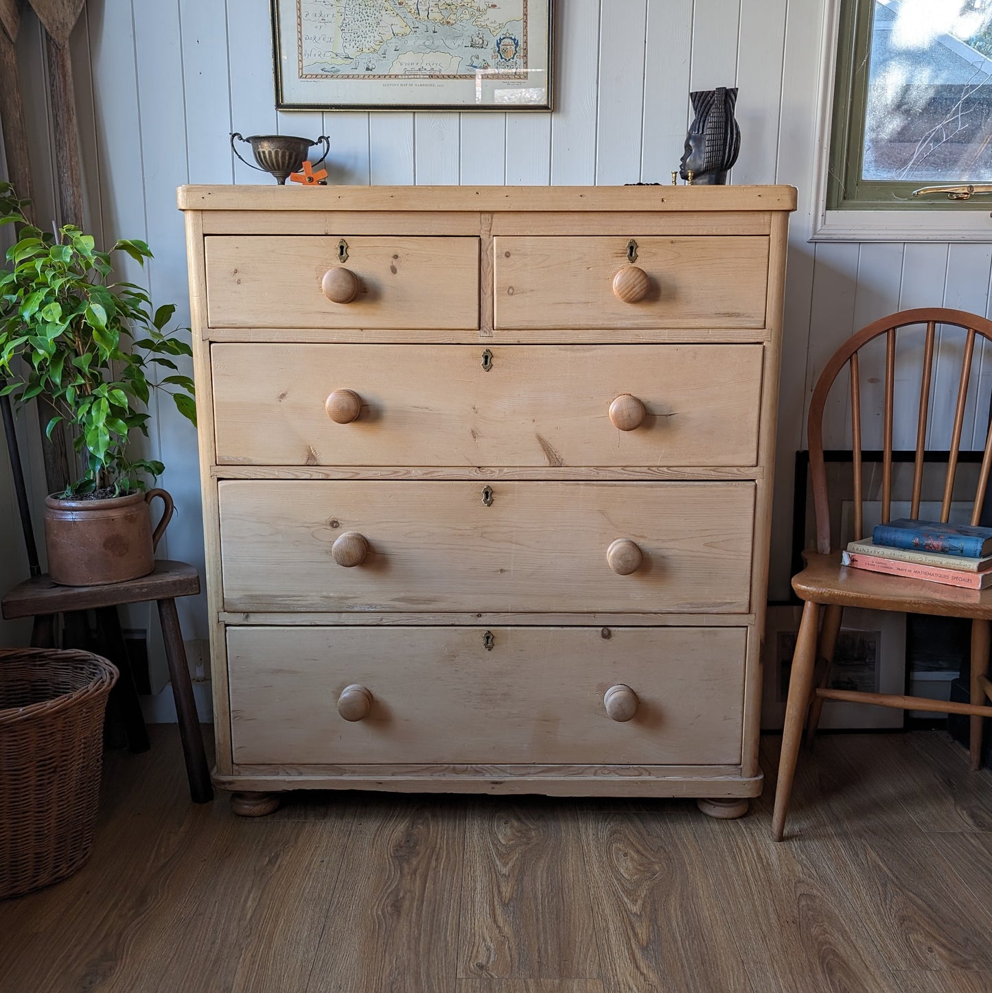 Victorian Pine Chest of Drawers