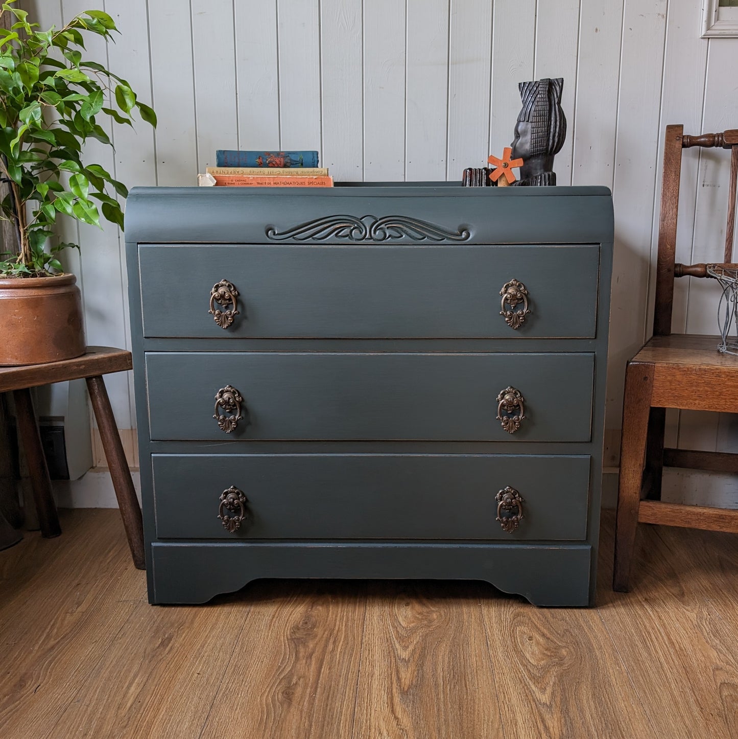 Small Painted Vintage Chest of Drawers