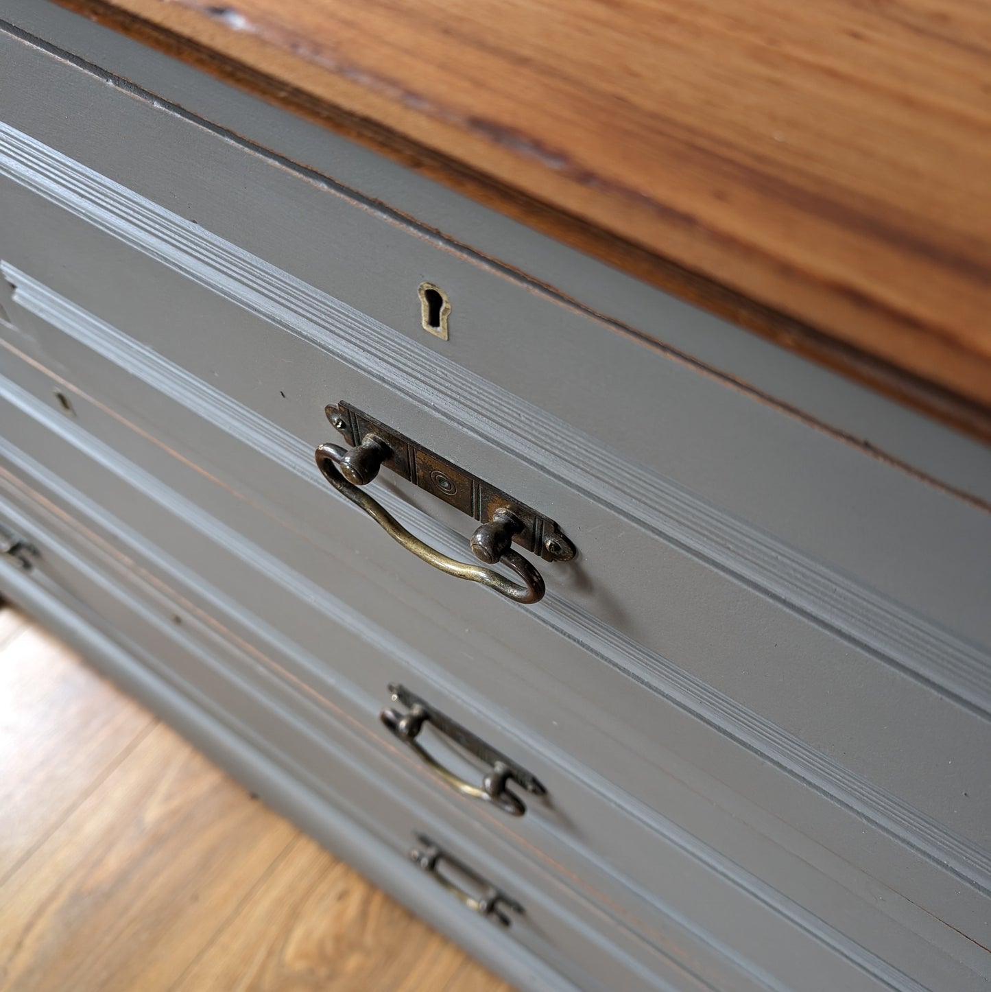 Painted Antique Chest of Drawers