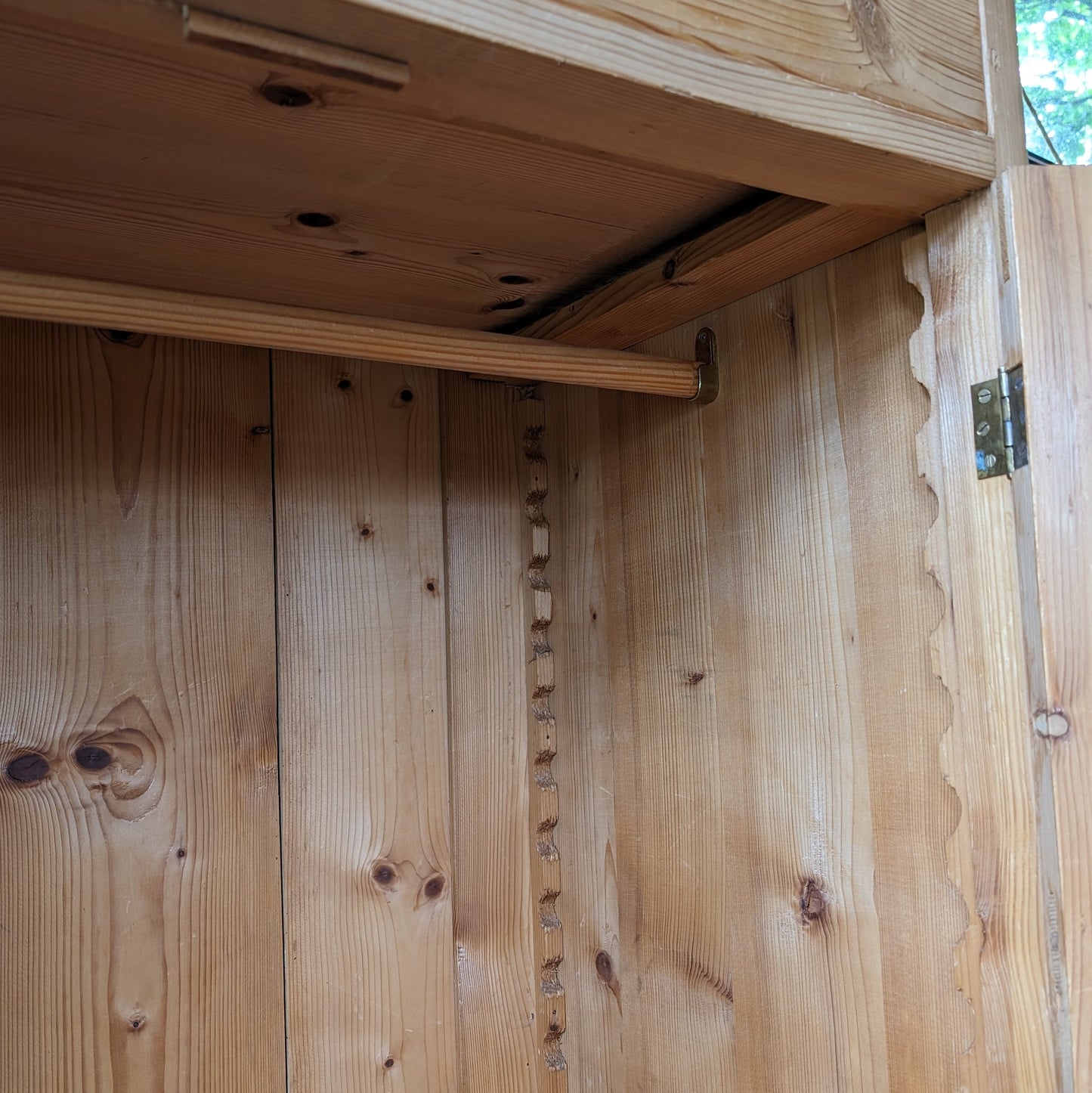 Antique Continental Pine Cupboard