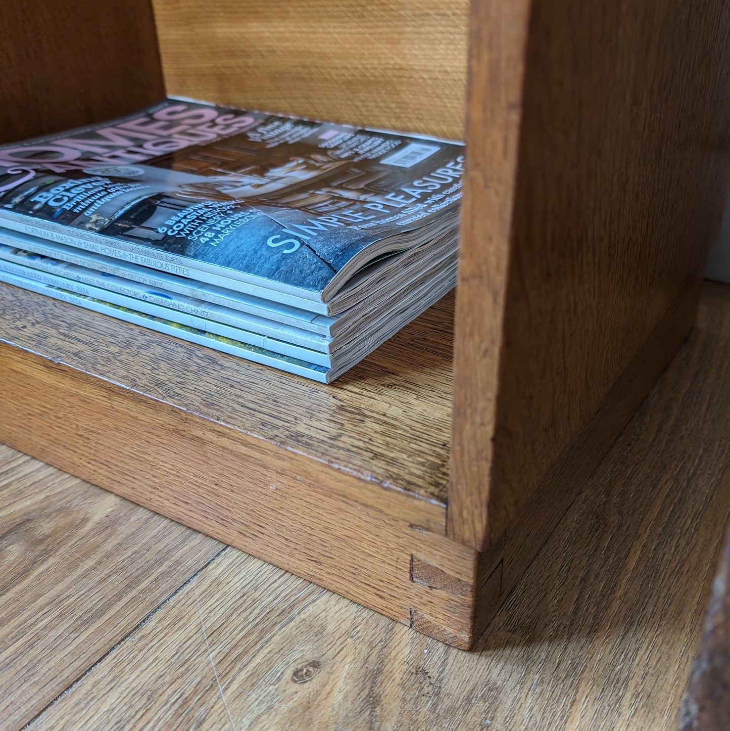 Vintage Oak Cabinet with Shelf