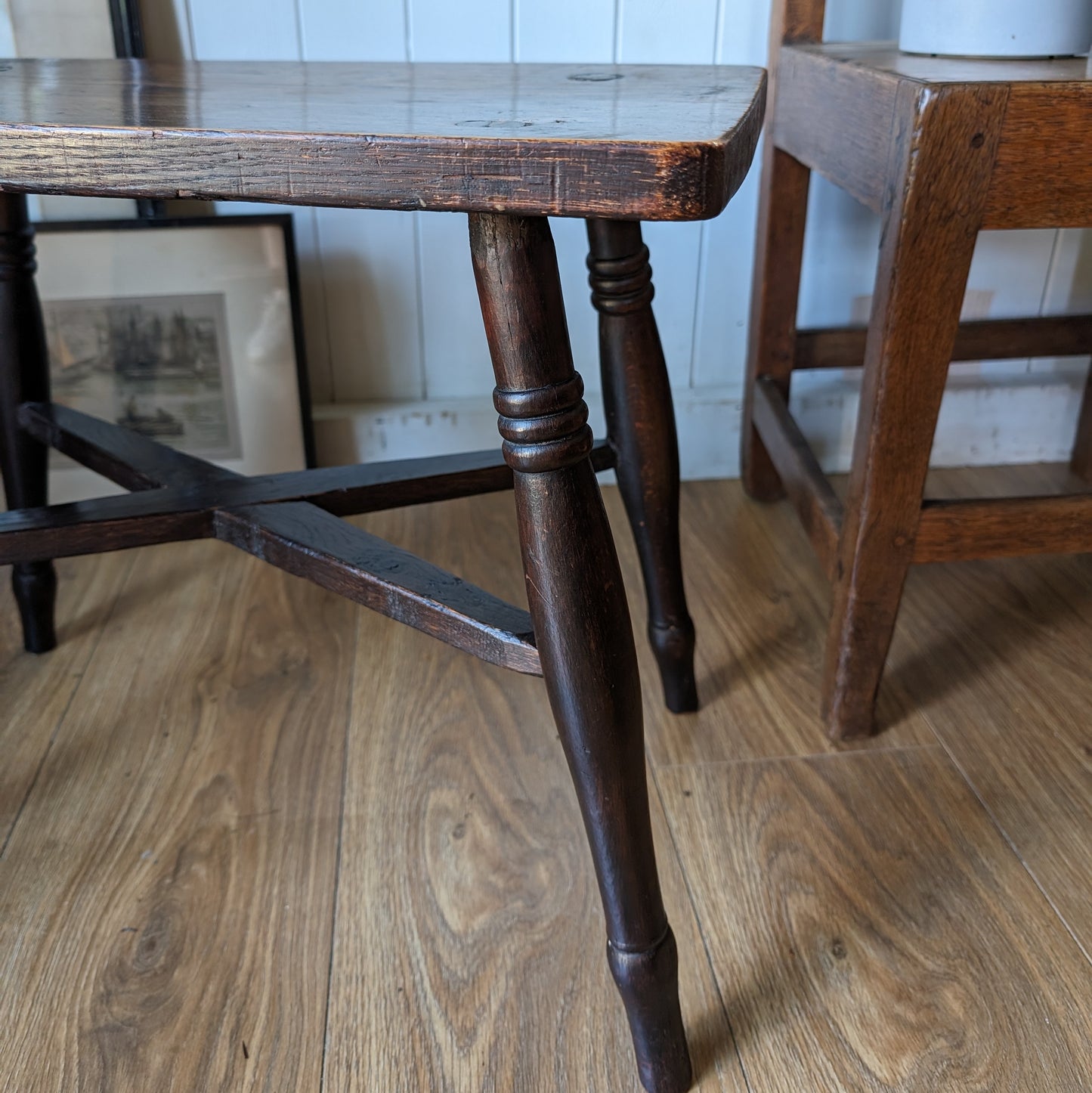 Victorian Pine Stool