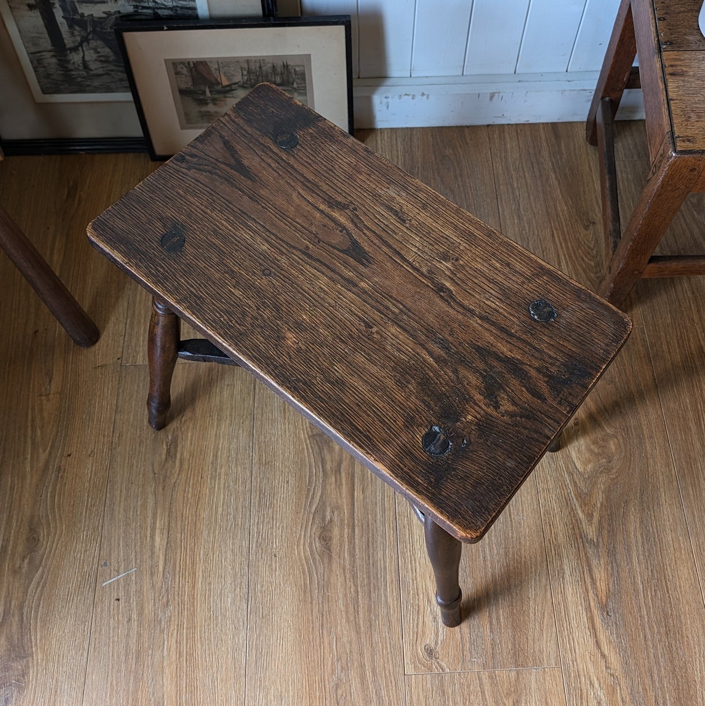 Victorian Pine Stool