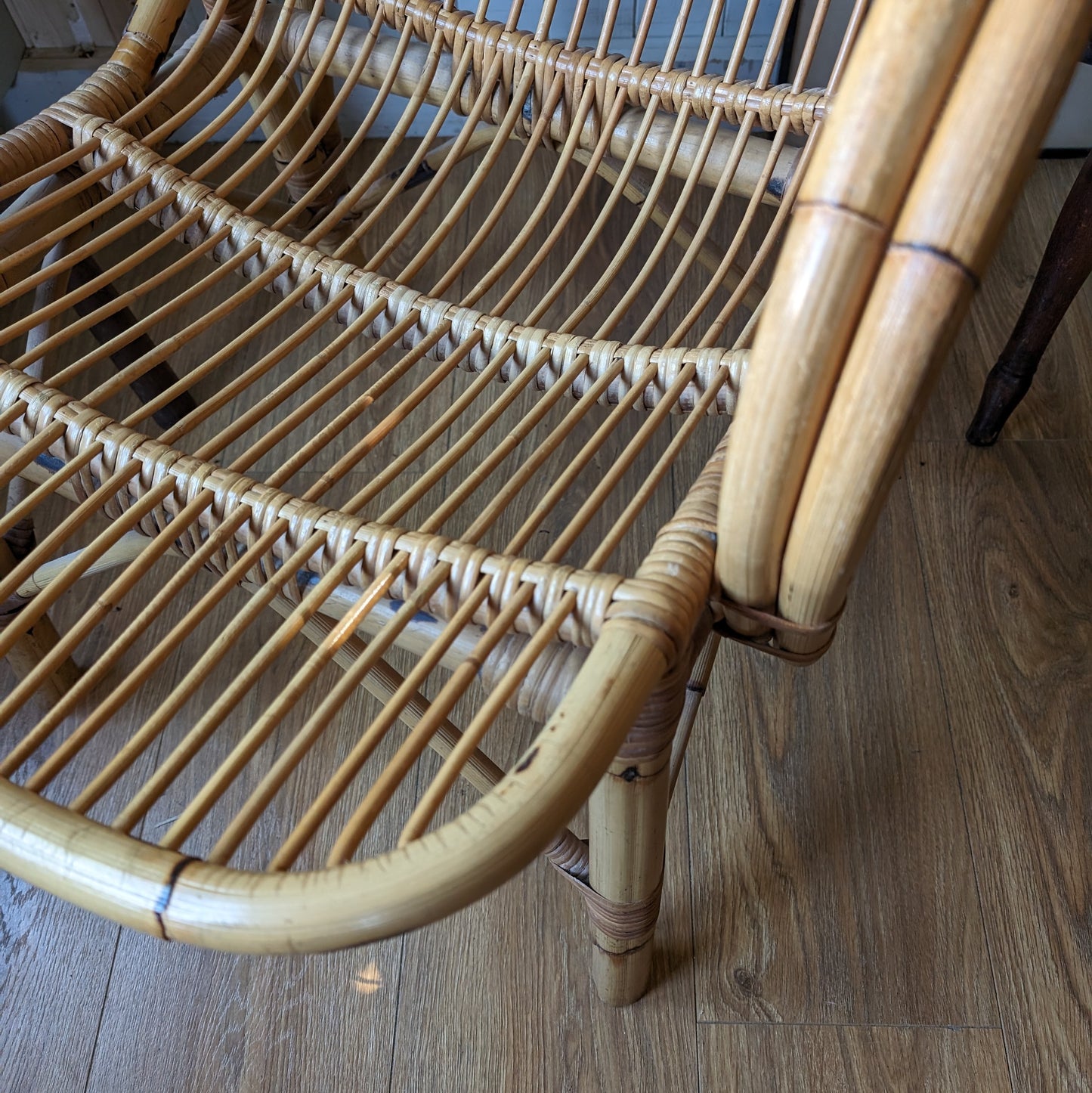 Mid Century Bamboo Armchair