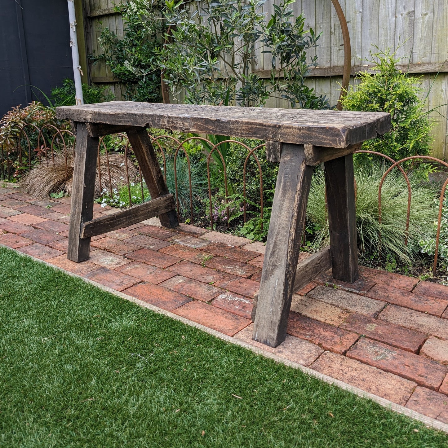 Rustic French Antique Bench