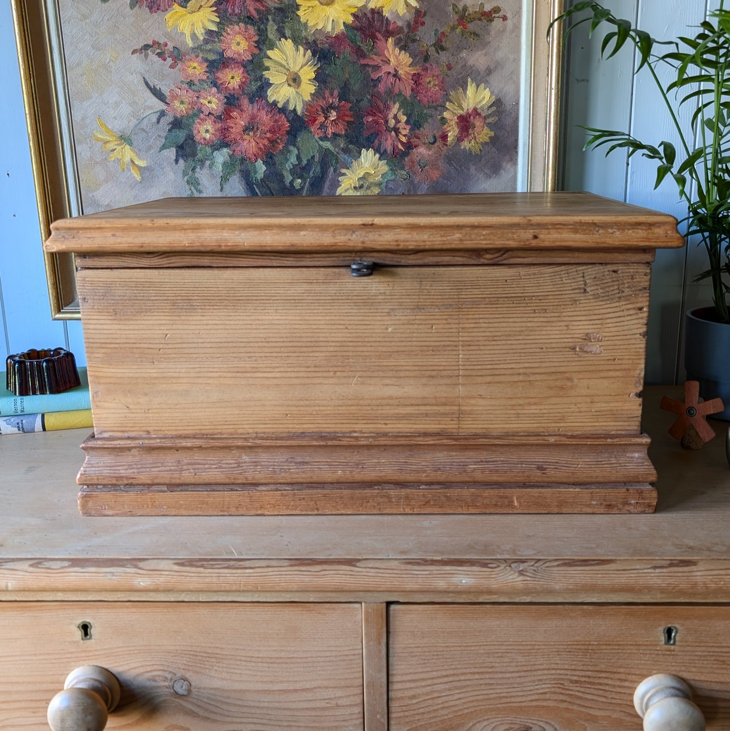 Tiny Victorian Pine Chest