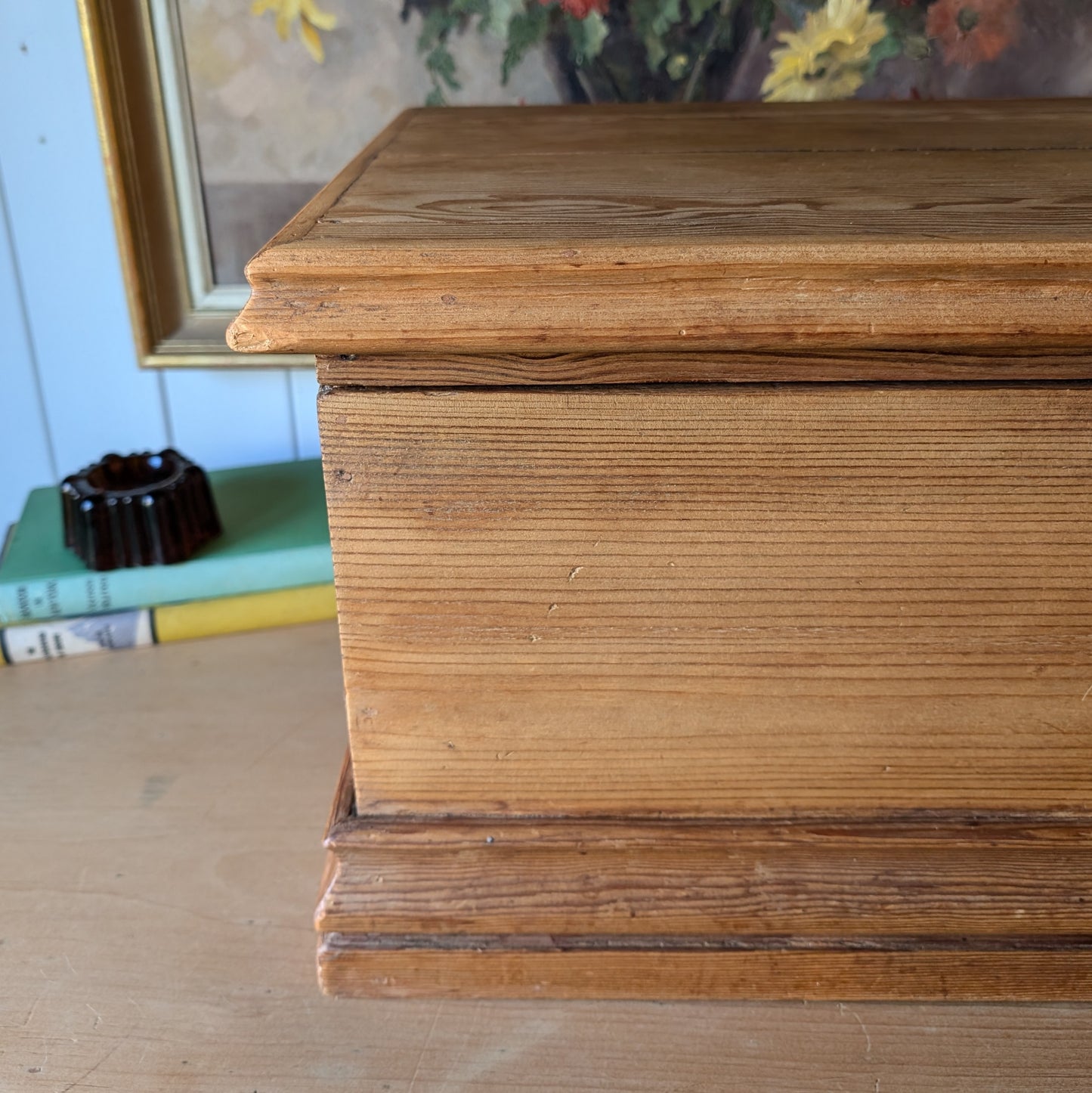 Tiny Victorian Pine Chest