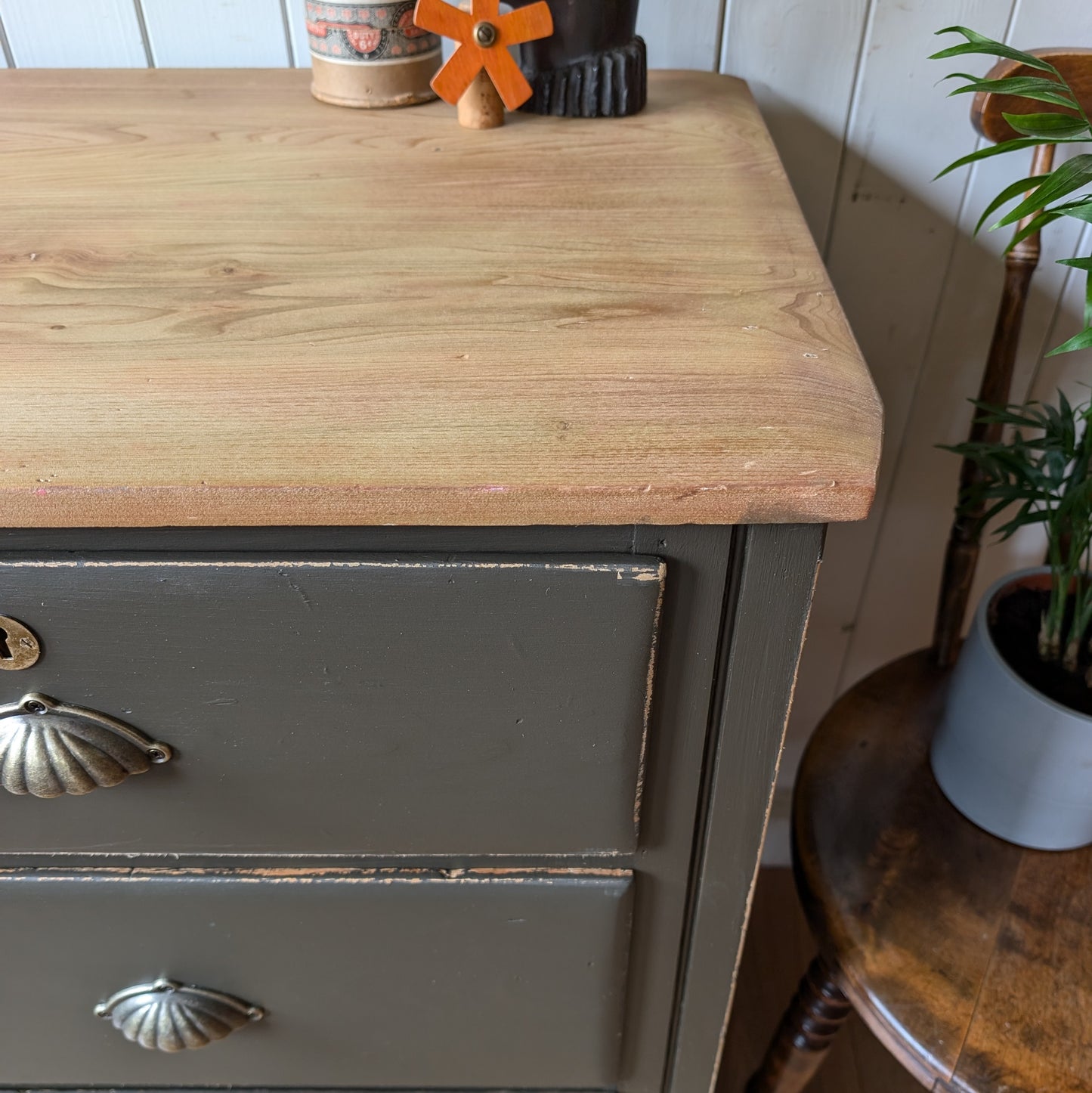 Painted Victorian Chest of Drawers