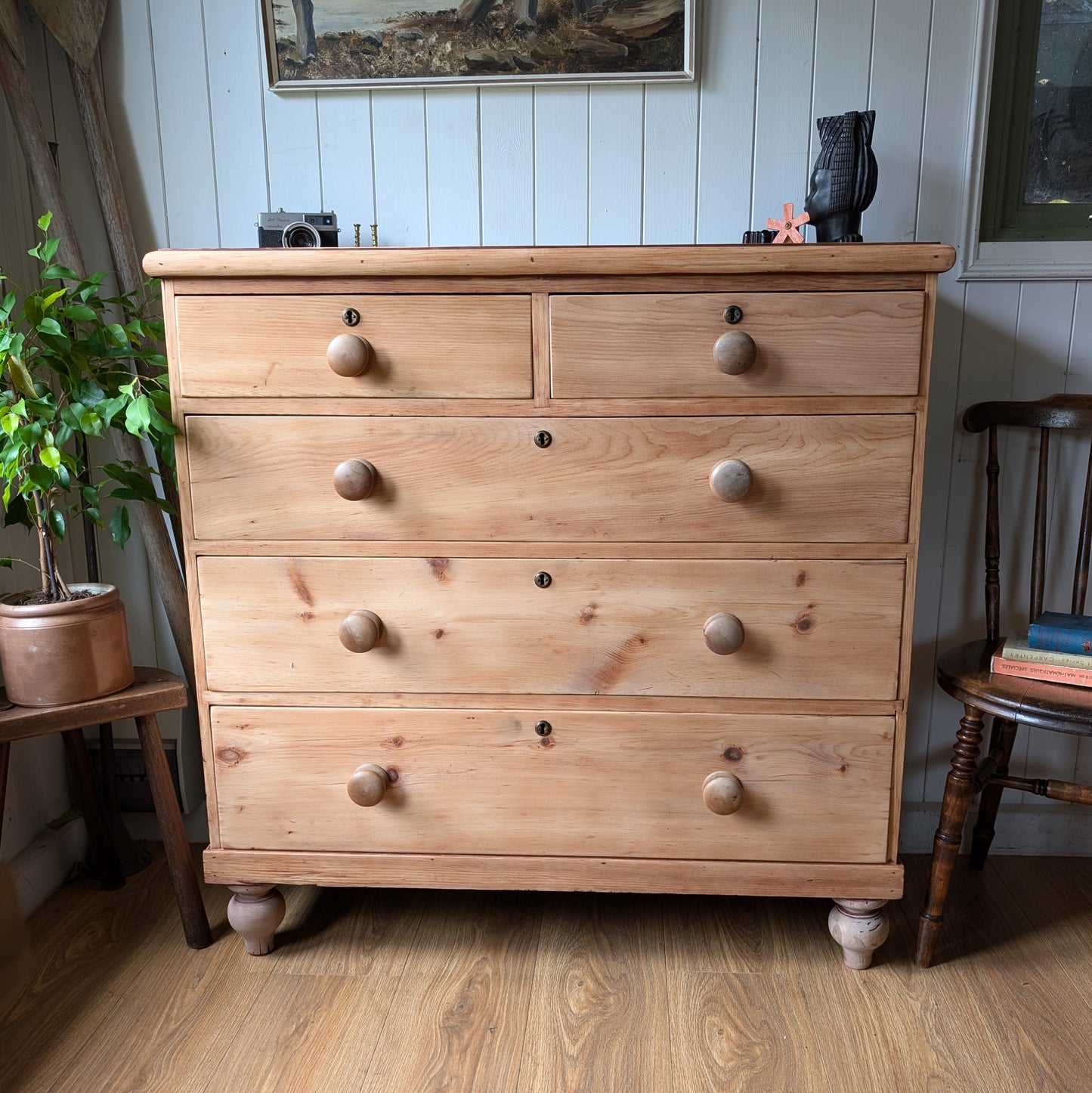 Victorian Pine Chest of Drawers