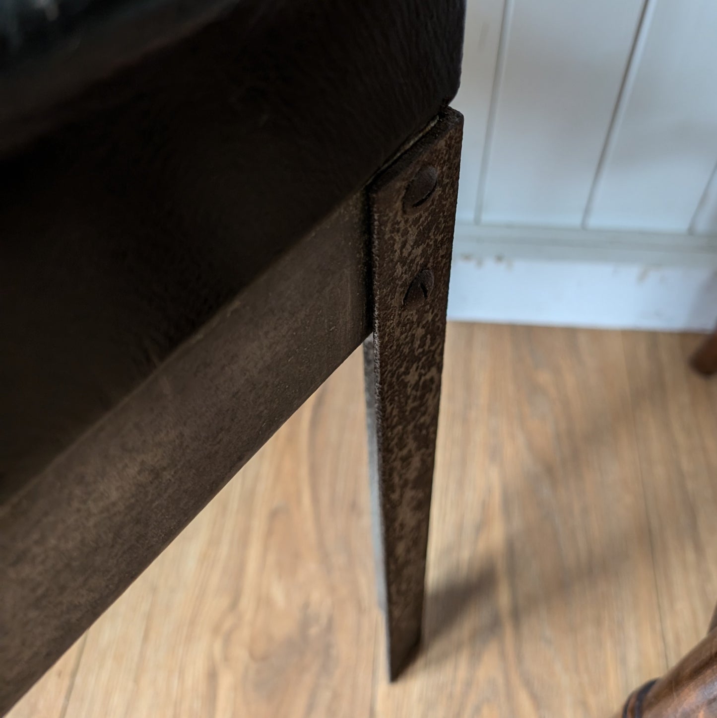 Unusual Cast Aluminium Antique Stool