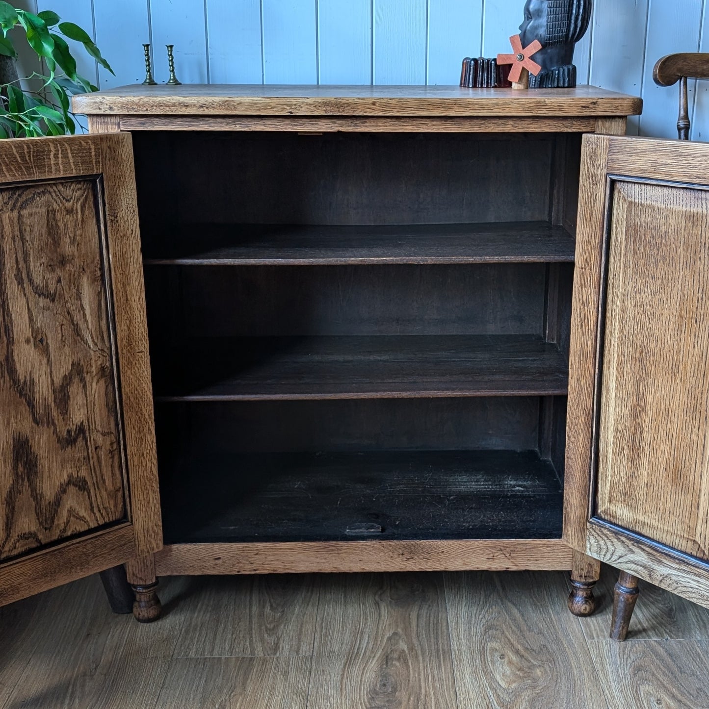Small Antique Oak Cupboard