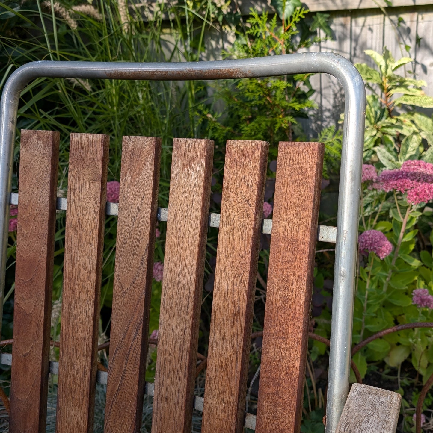 Vintage Aluminium Folding Garden Chair