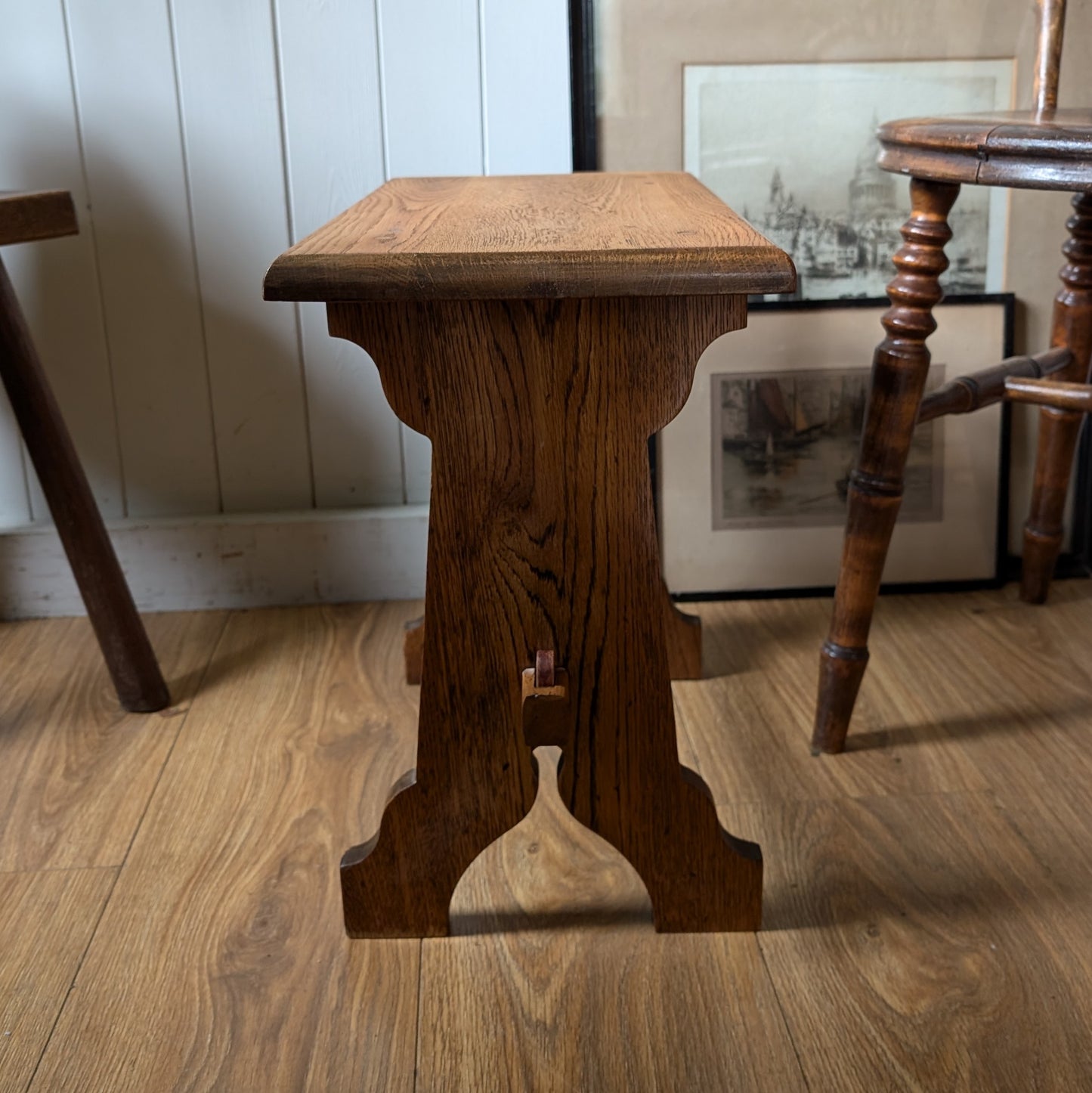 Small Antique Oak Side Table