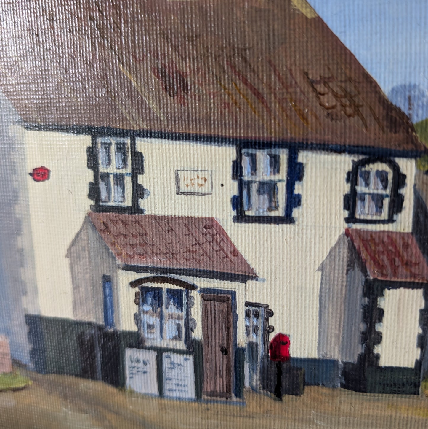 Vintage Oil Painting 'Salthouse'