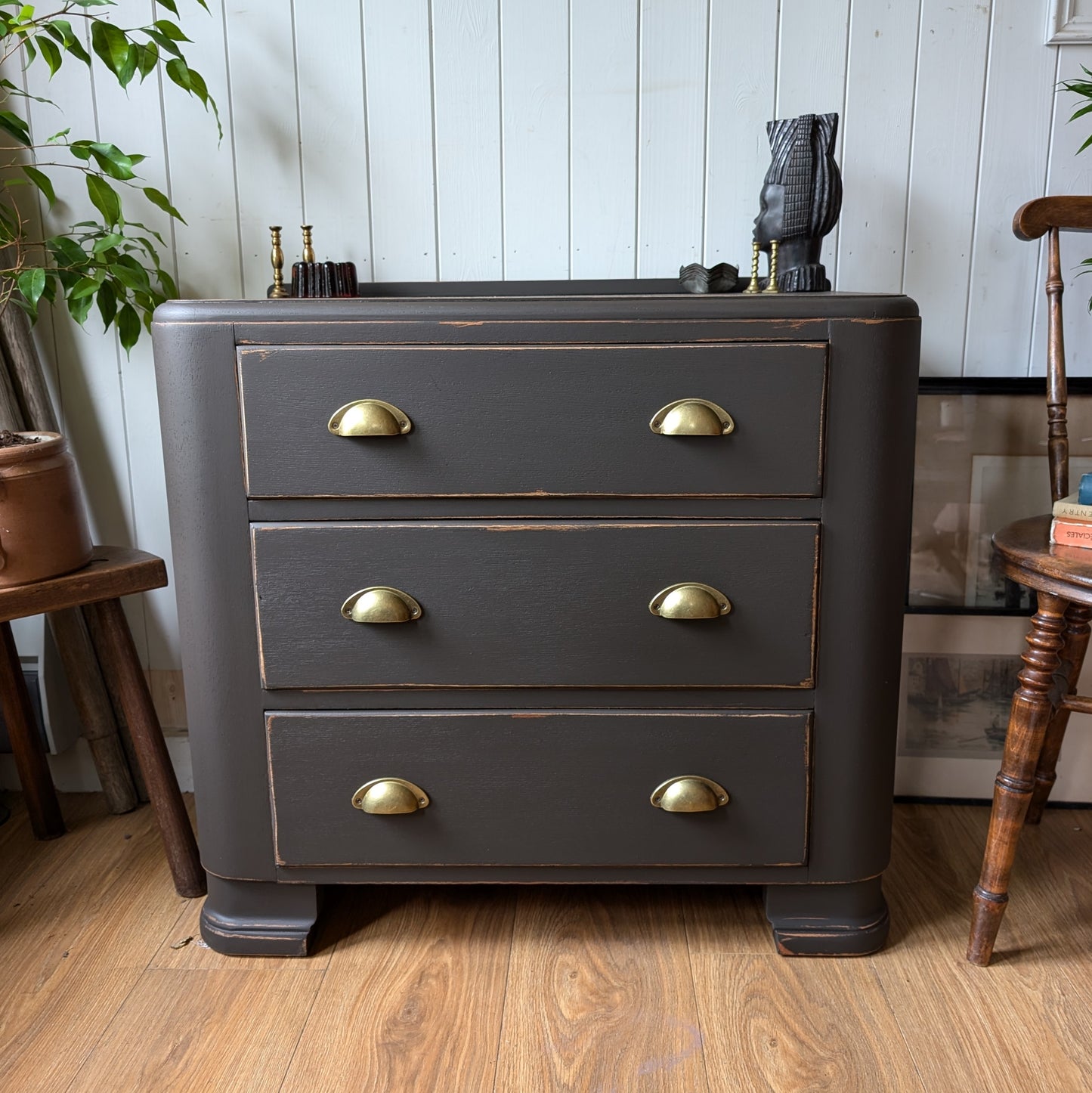 Small Vintage Painted Chest of Drawers