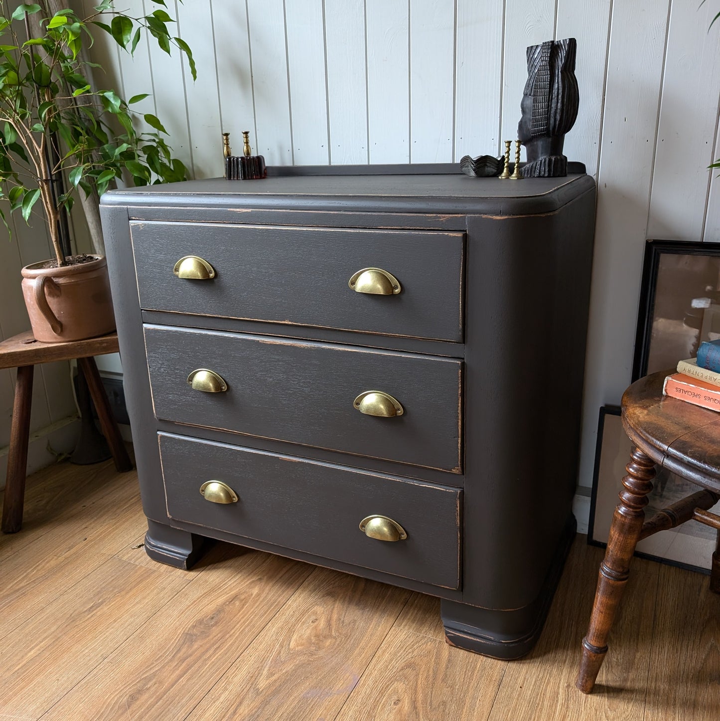Small Vintage Painted Chest of Drawers