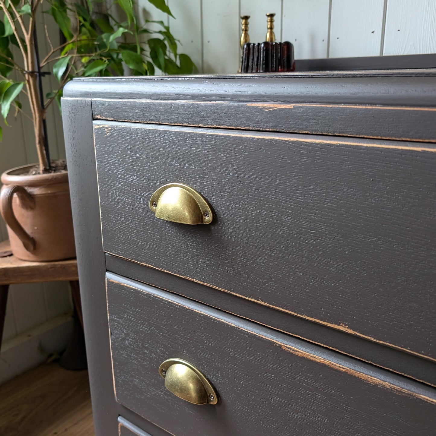 Small Vintage Painted Chest of Drawers