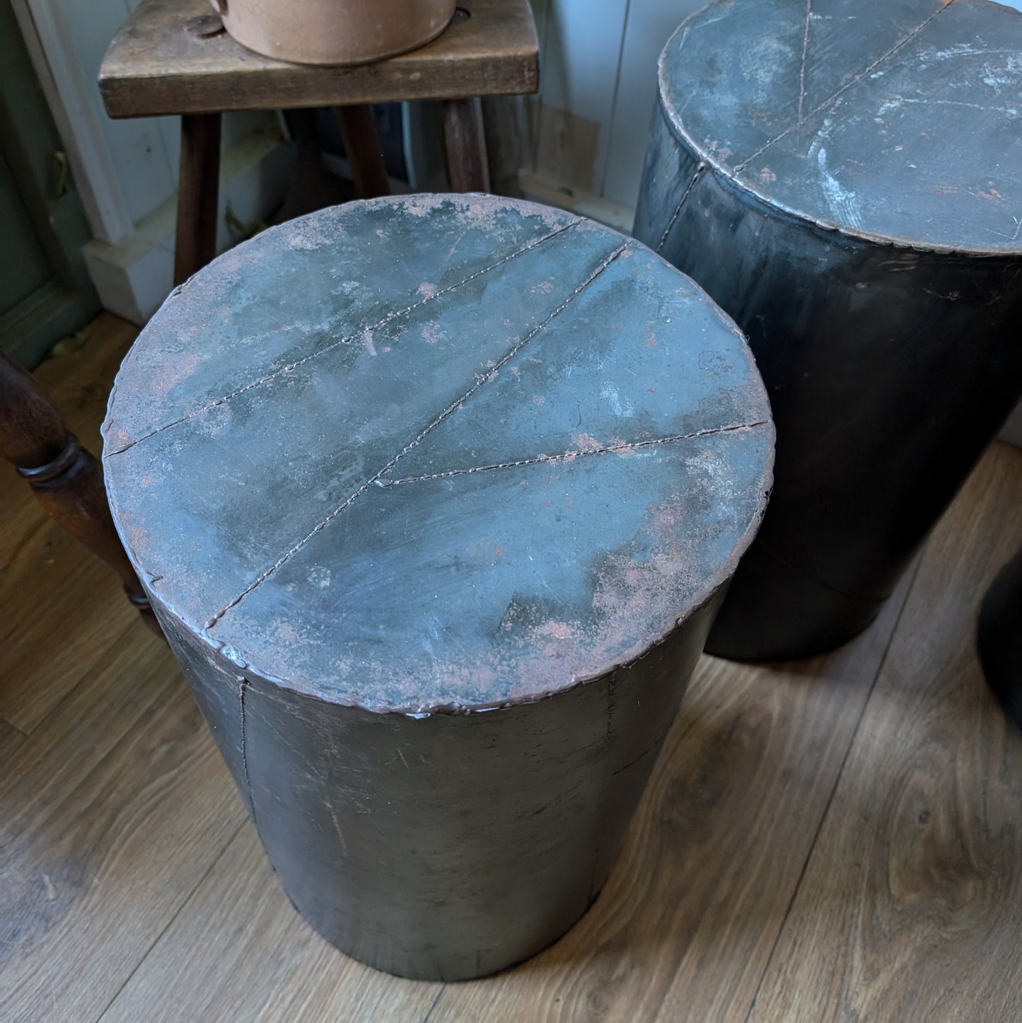 Vintage Industrial Side Table