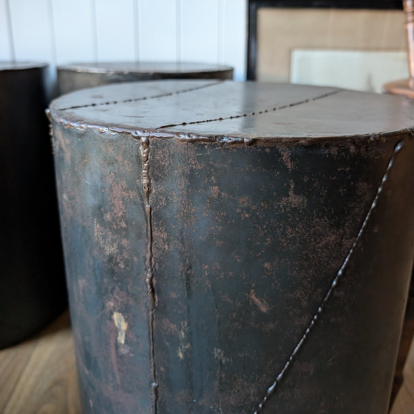 Vintage Industrial Side Table