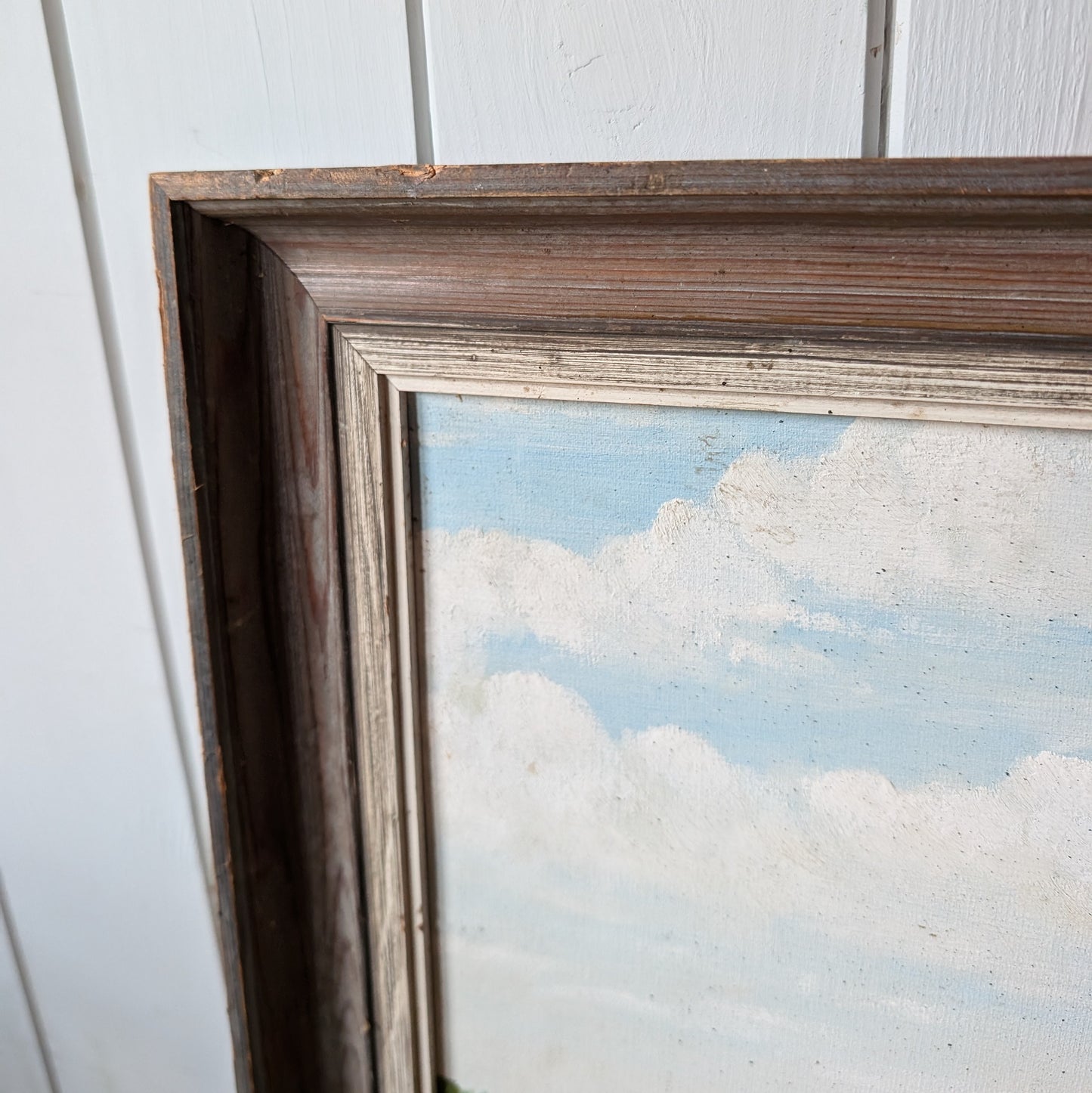 Vintage Oil Painting 'The Ploughman'
