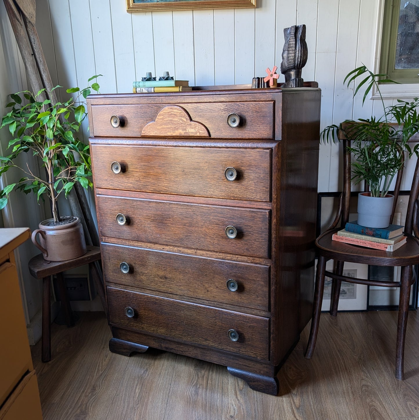 Art Deco Oak Chest of Drawers