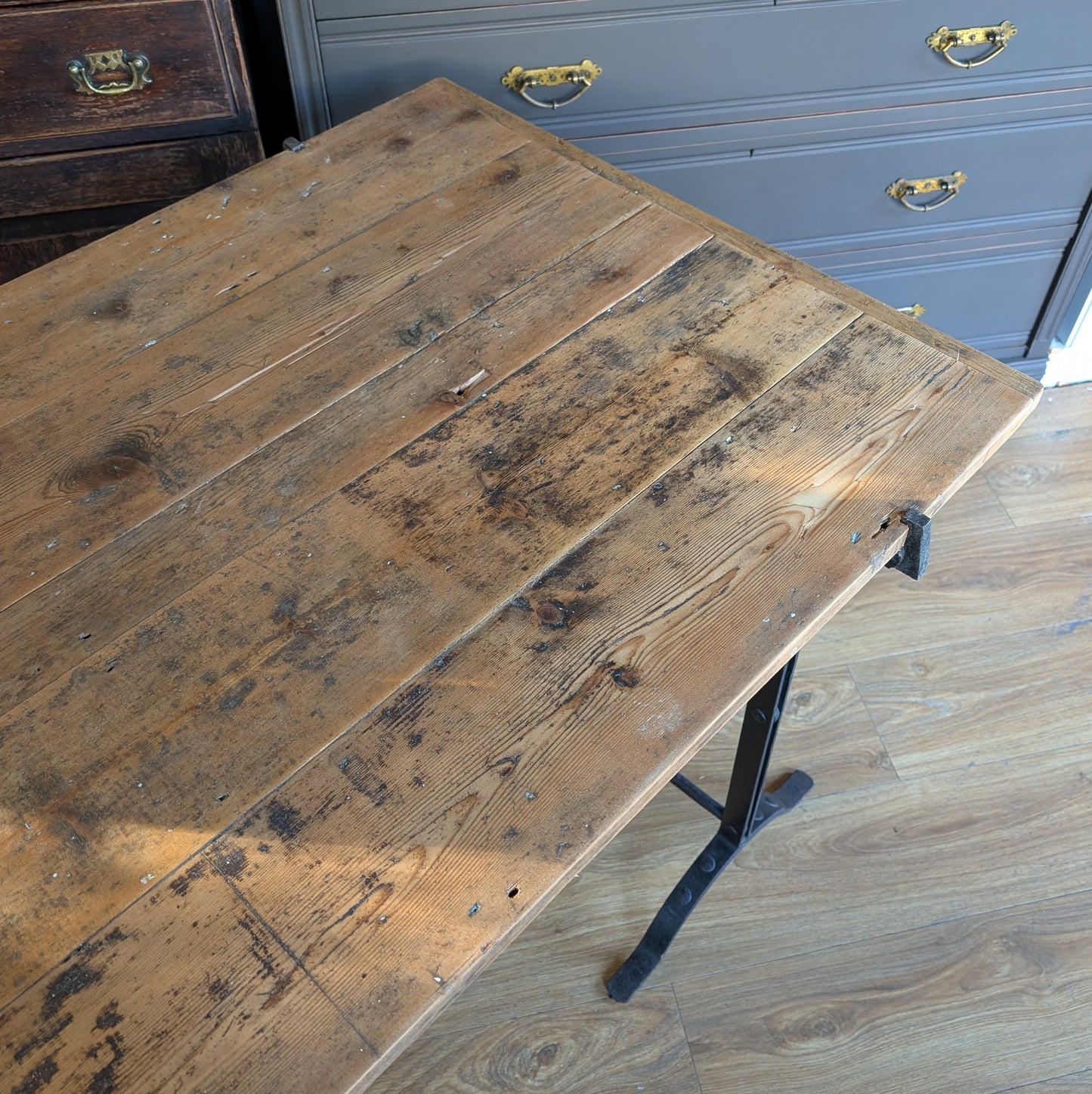 Antique Trestle Table