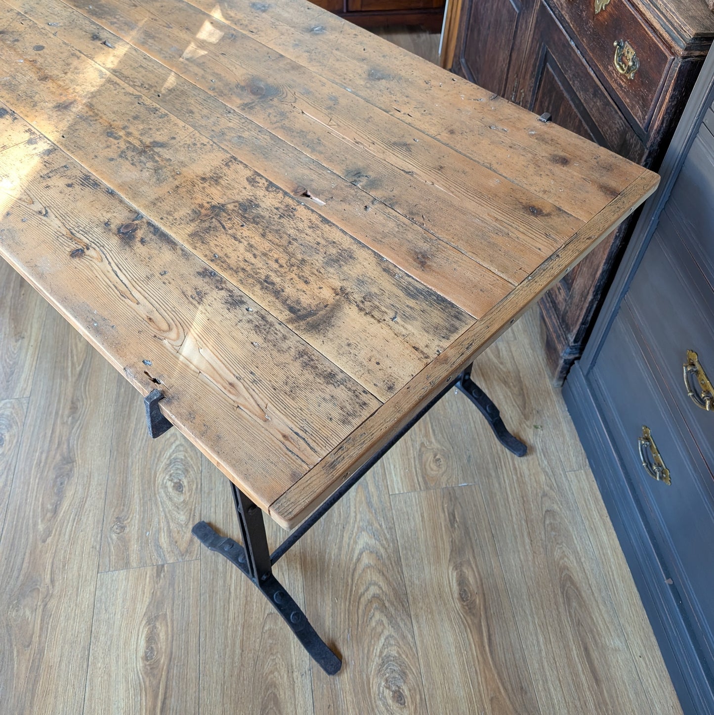Antique Trestle Table