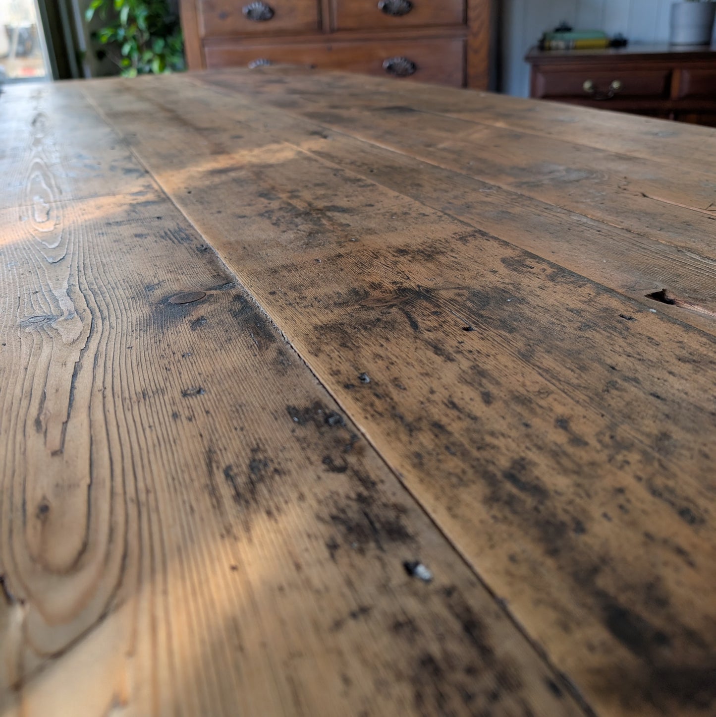 Antique Trestle Table
