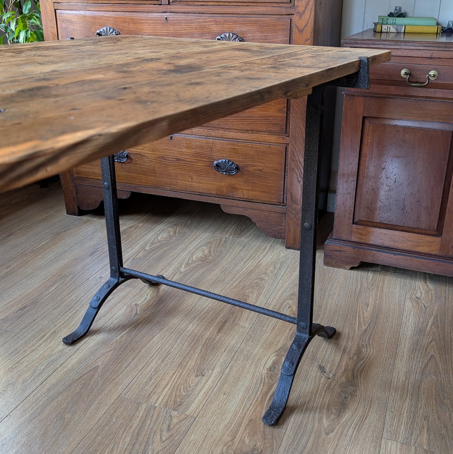 Antique Trestle Table