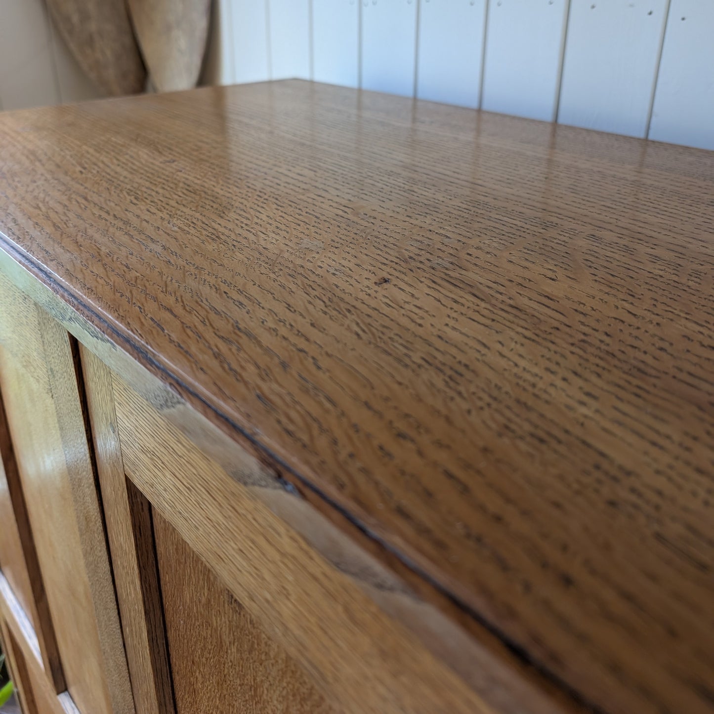 Vintage Oak Gentleman's Wardrobe