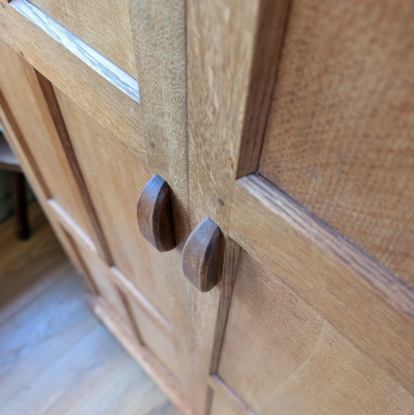 Vintage Oak Gentleman's Wardrobe