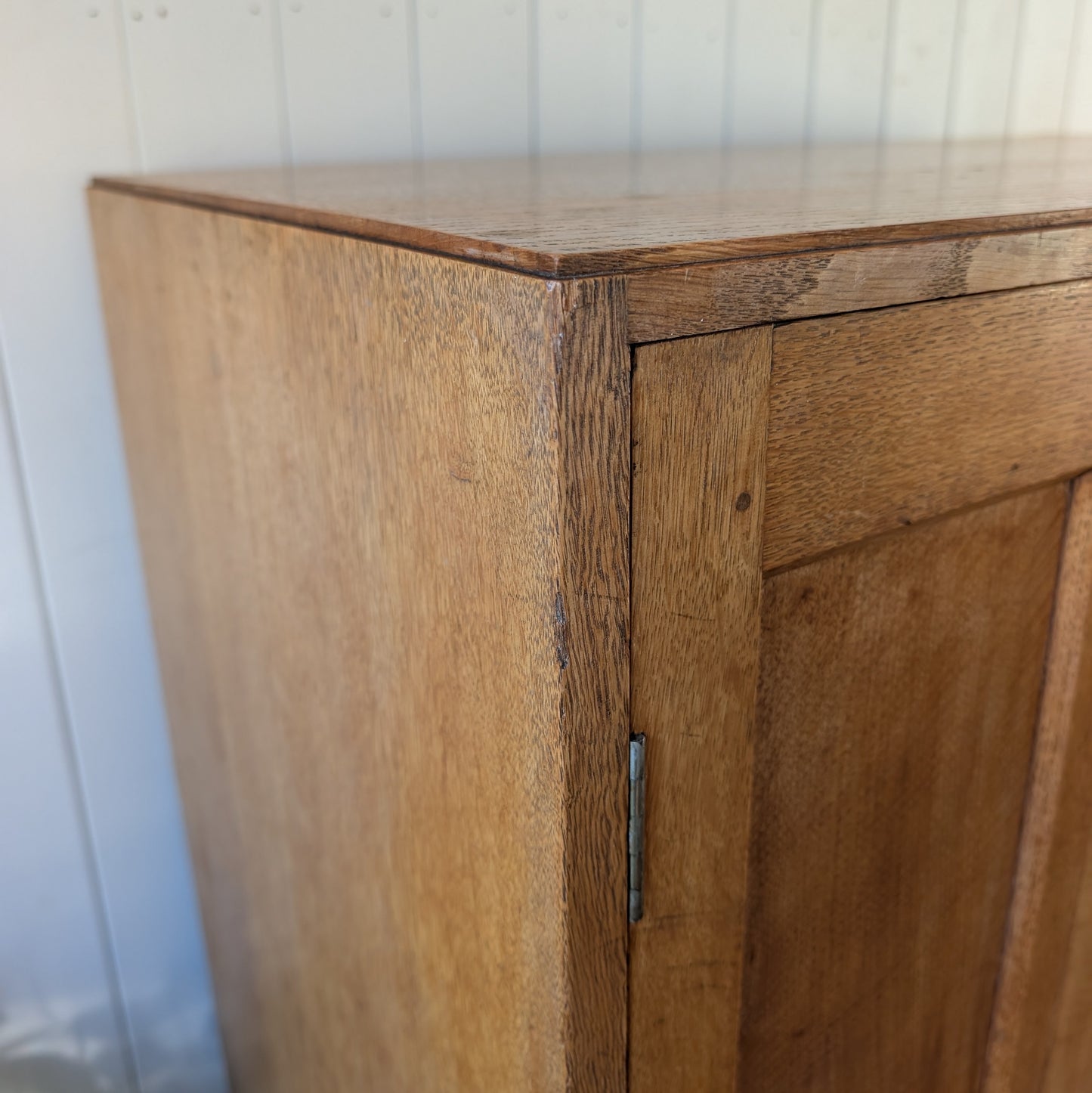 Vintage Oak Gentleman's Wardrobe