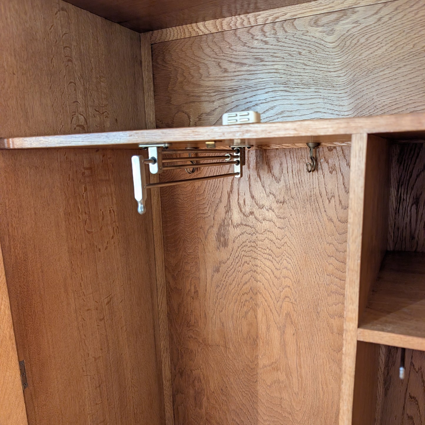 Vintage Oak Gentleman's Wardrobe