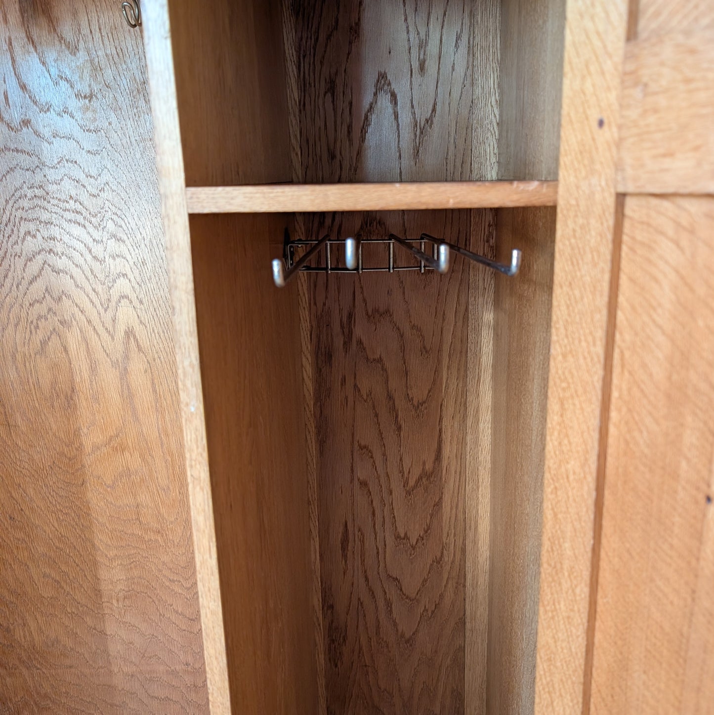 Vintage Oak Gentleman's Wardrobe