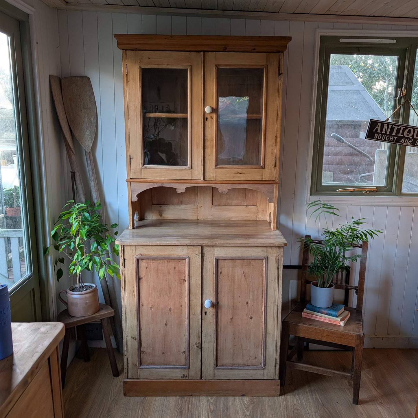 Small Victorian Glazed Dresser