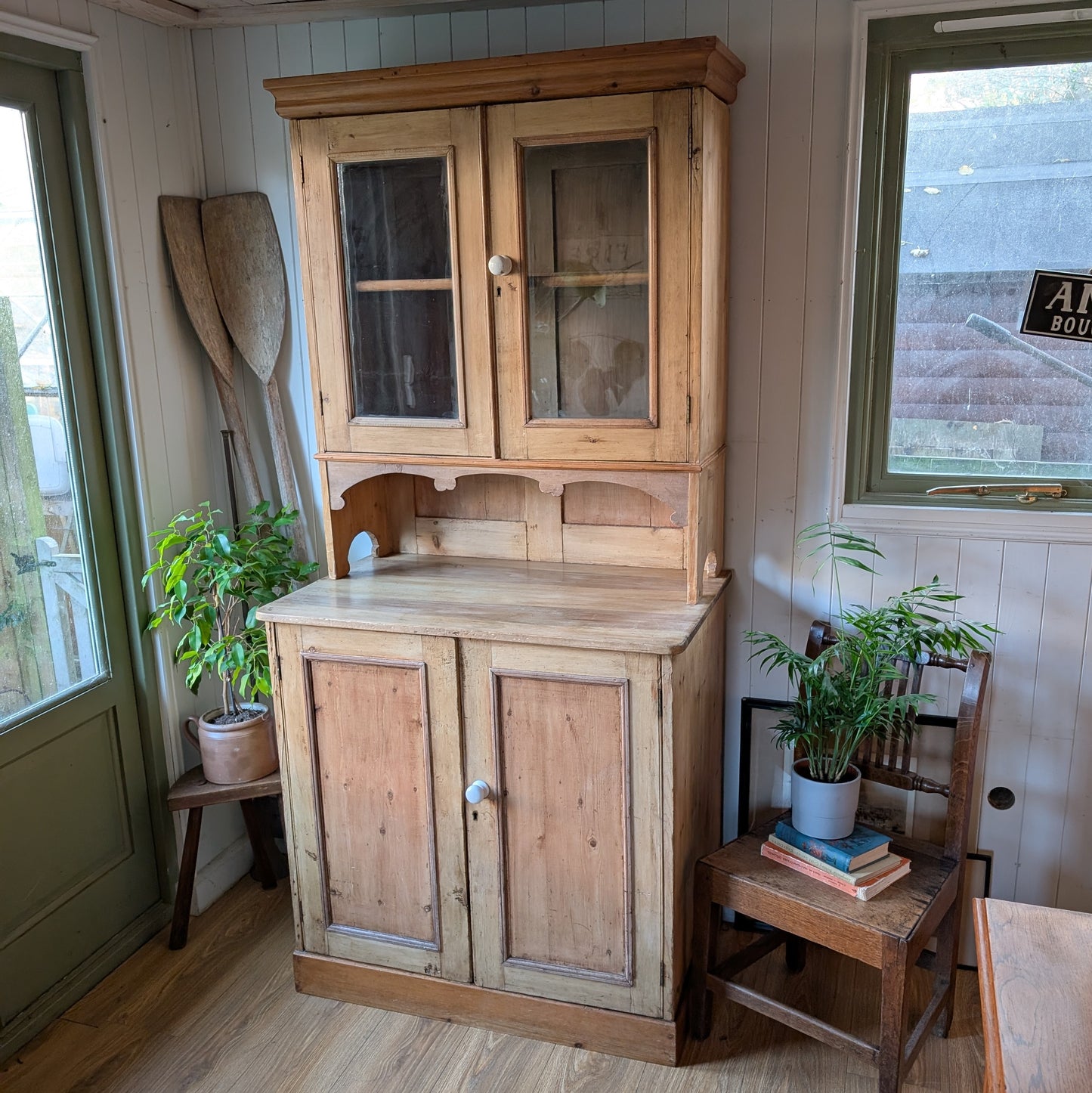 Small Victorian Glazed Dresser