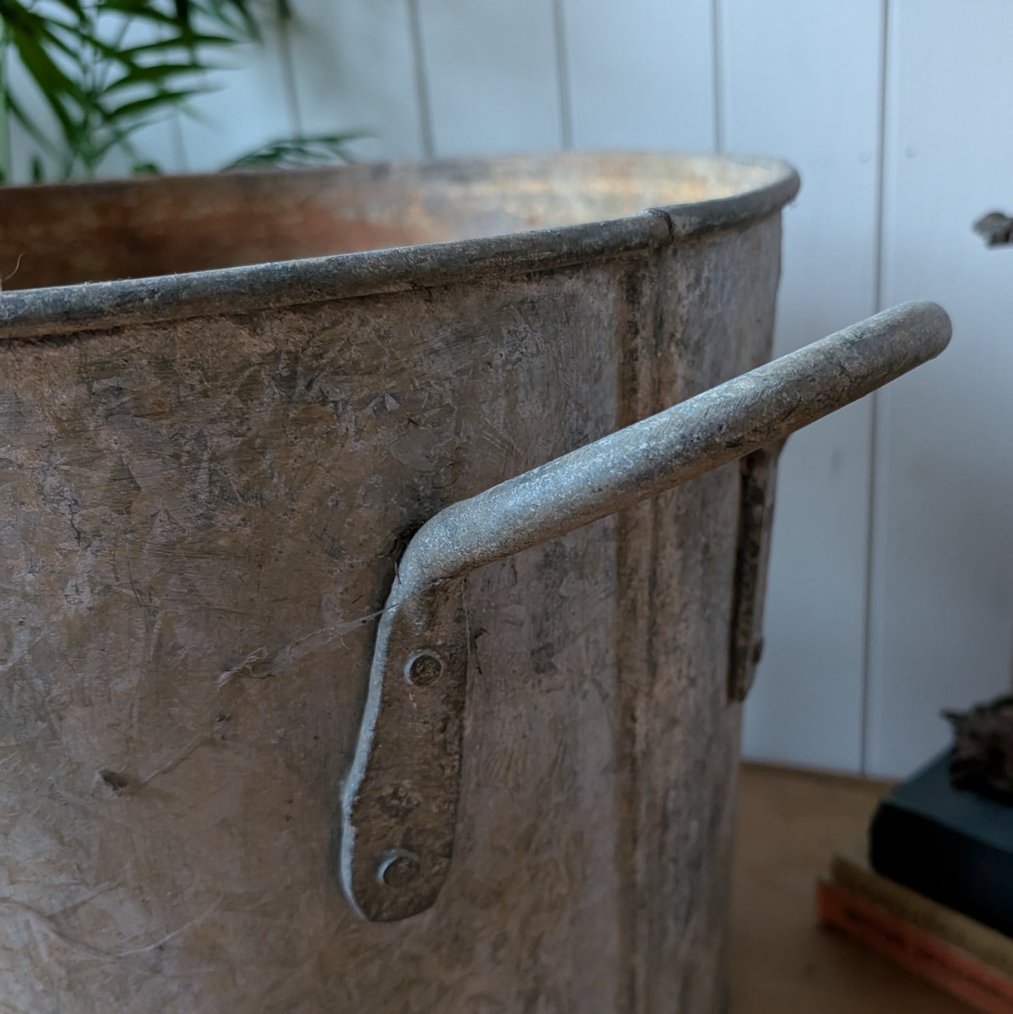 Vintage Galvanised Pot