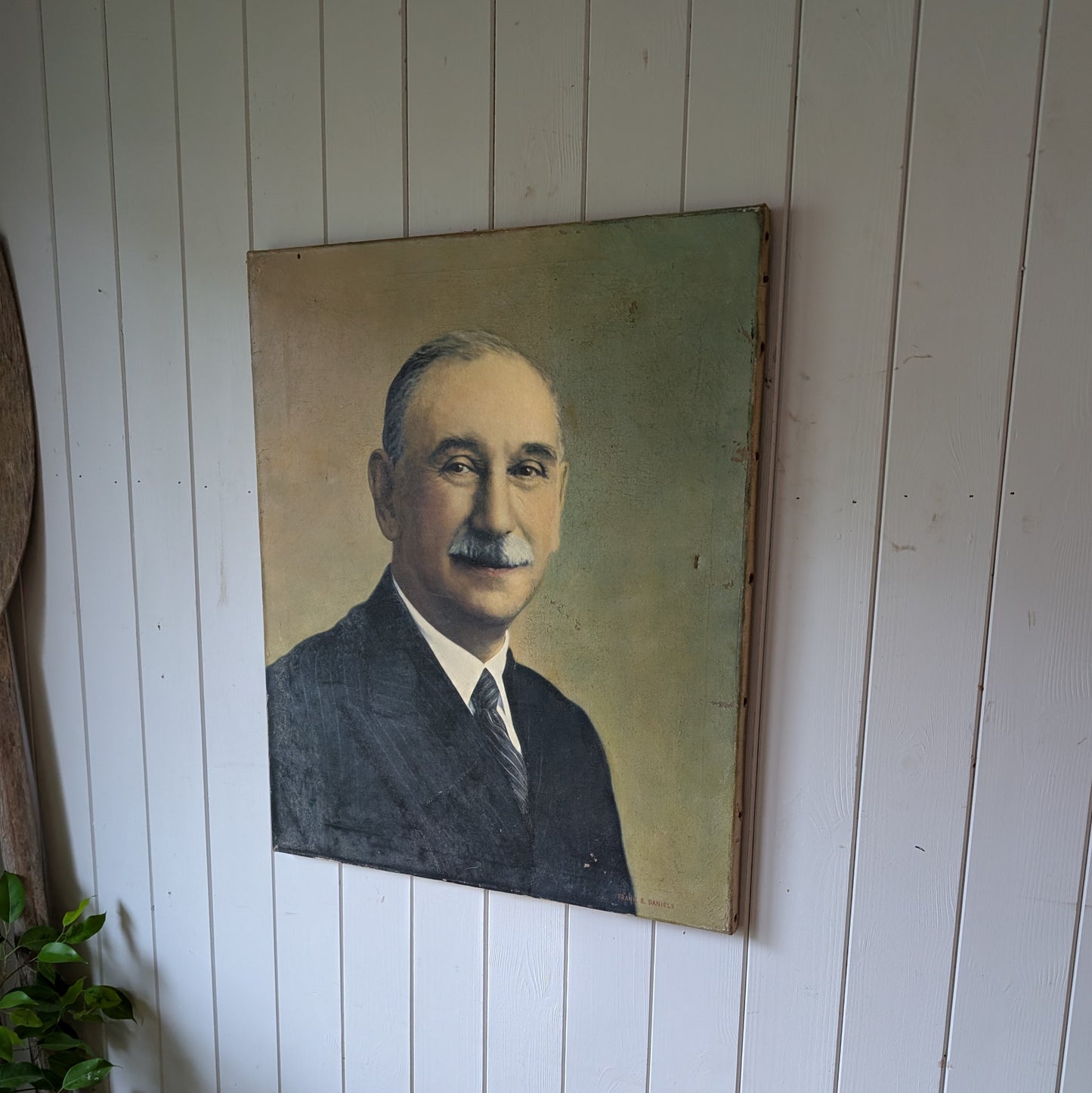 Antique Oil Portrait of a Gentlemen