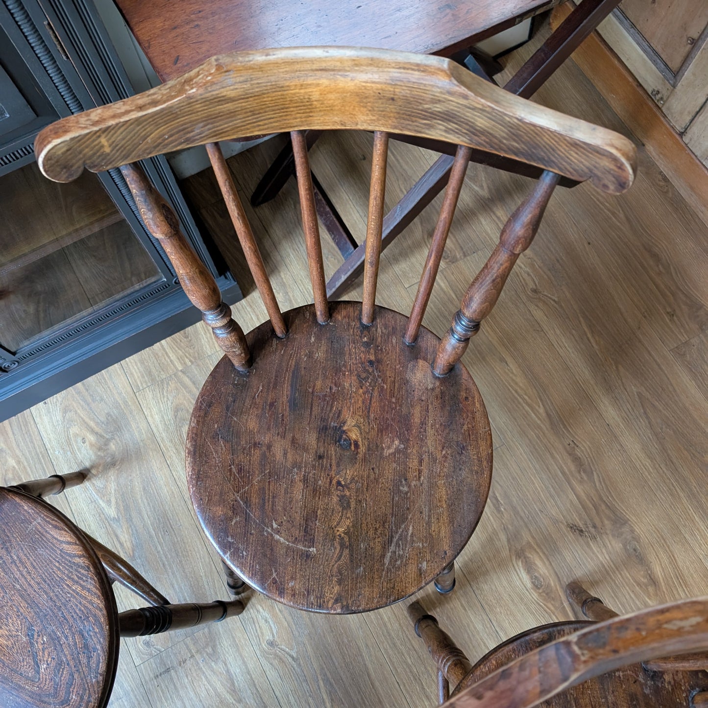 Set of Four Victorian Penny Chairs
